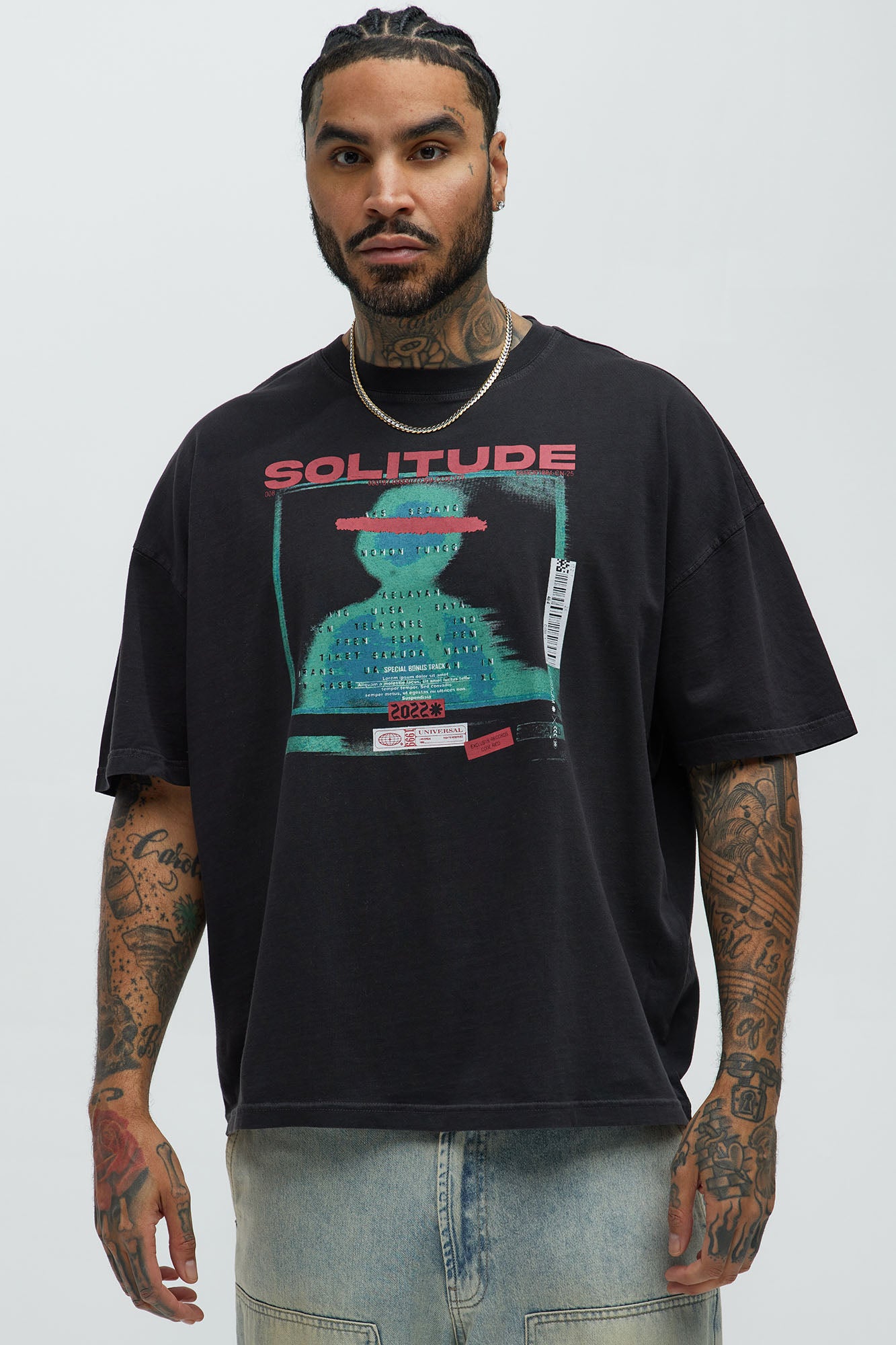 Solitude Oversized Short Sleeve Tee
