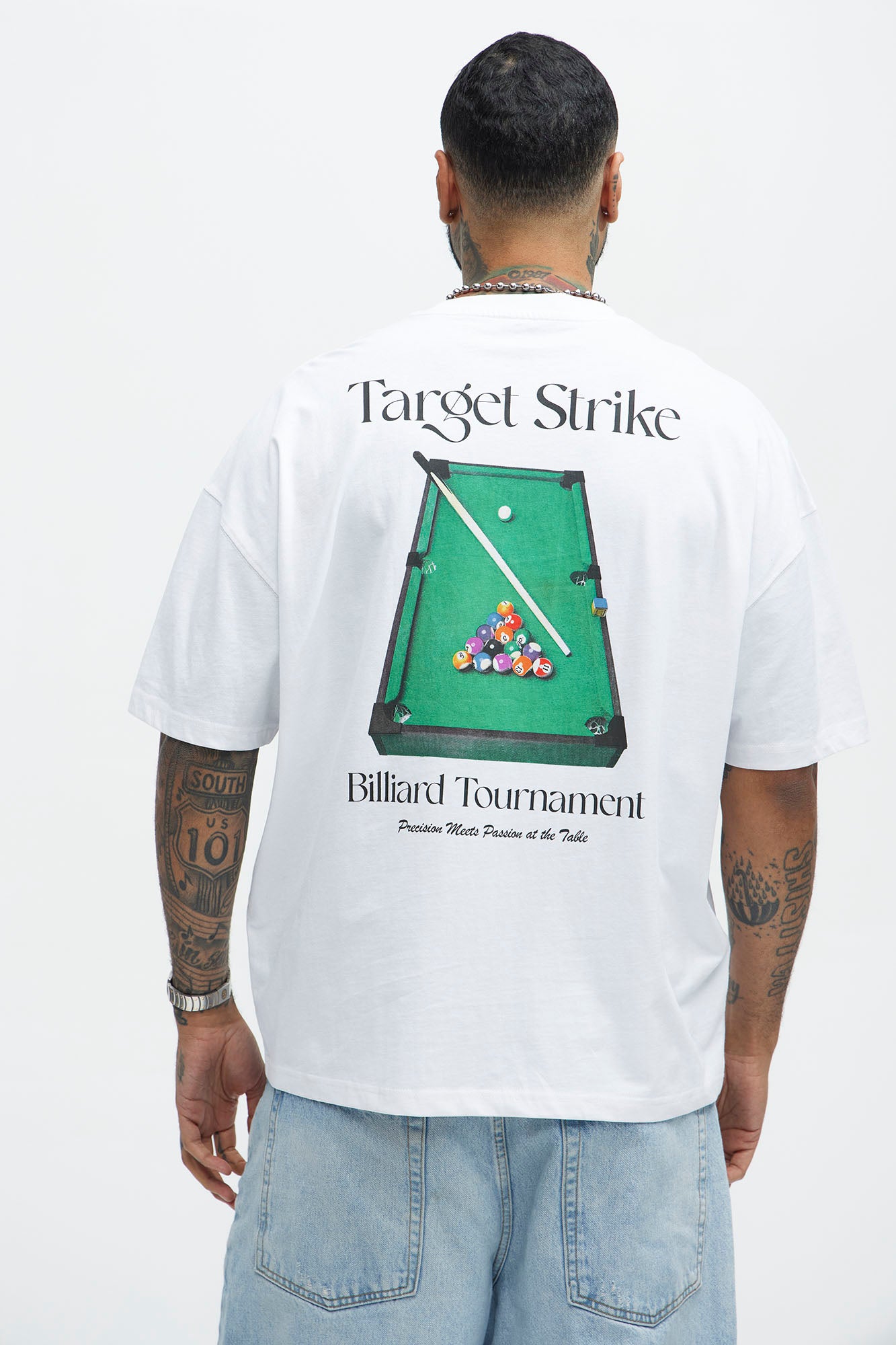 Target Strike Oversized Short Sleeve Tee