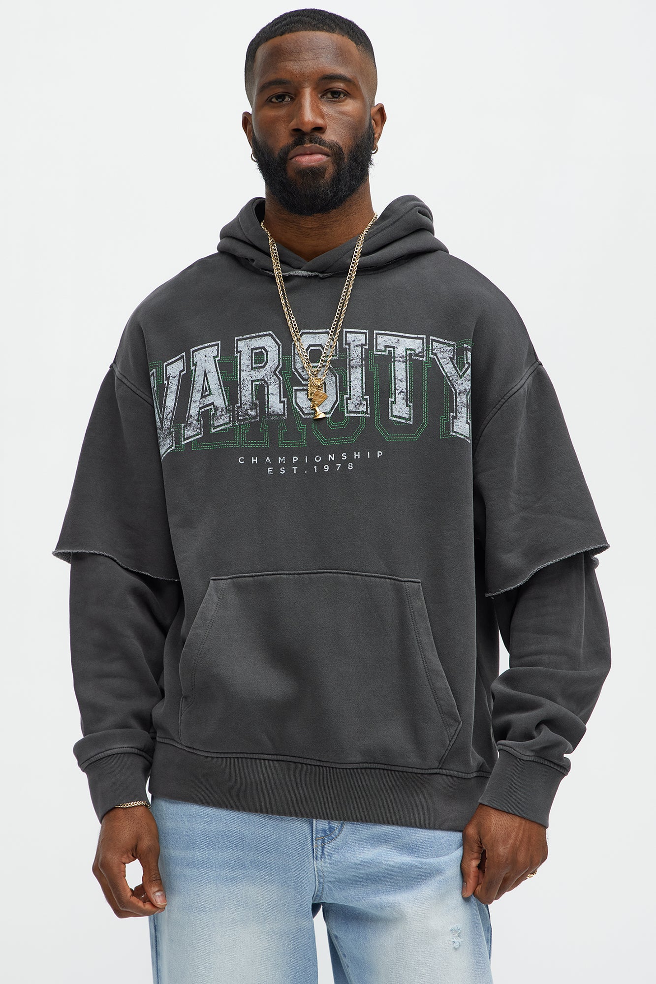 Varsity Washed Hoodie