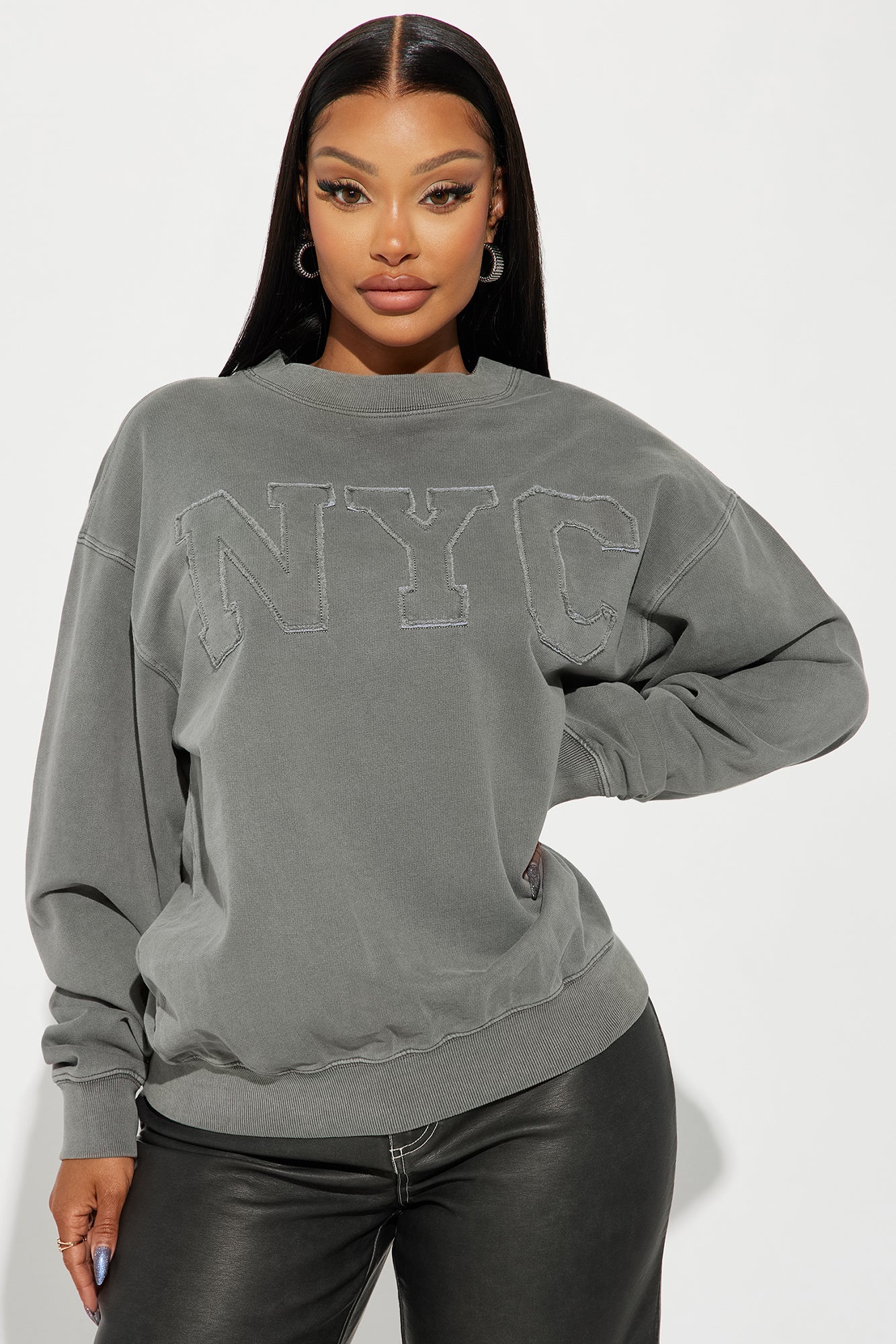 NYC Collegiate Patch Sweatshirt