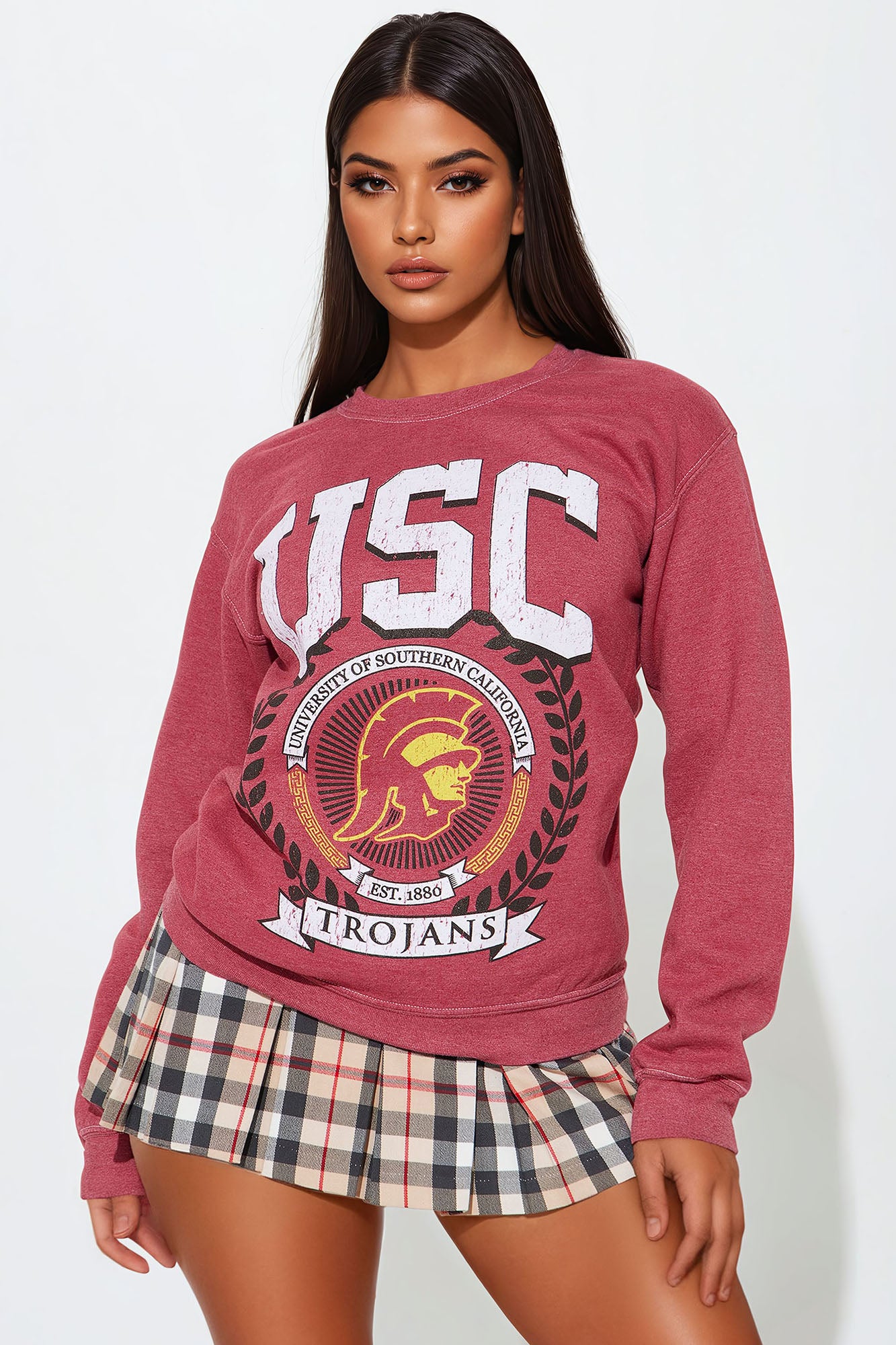 USC Trojans Crew Neck Sweatshirt