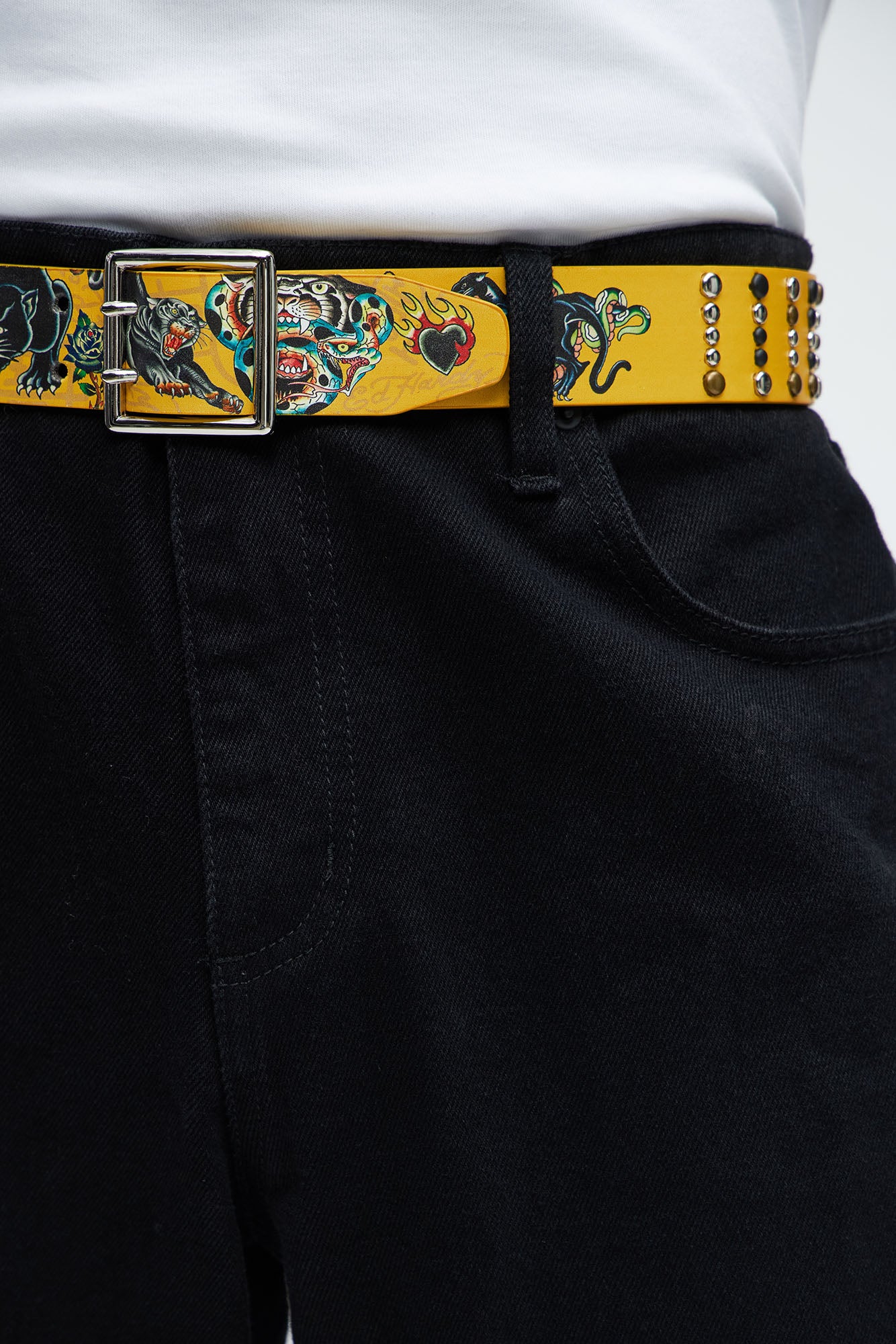 Ed Hardy Dual Prong Belt