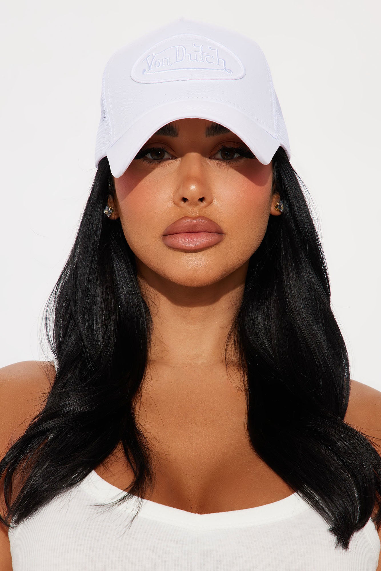 Von Dutch Triple White Hat