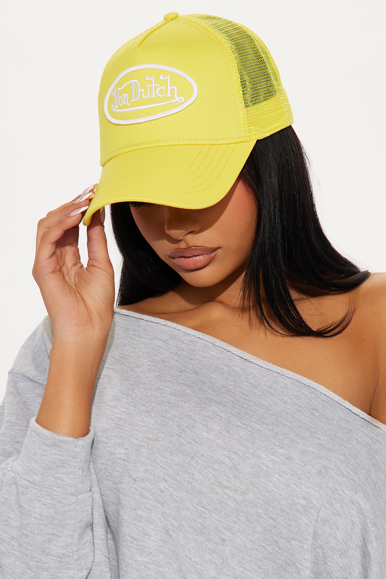 Von Dutch Yellow Trucker Hat