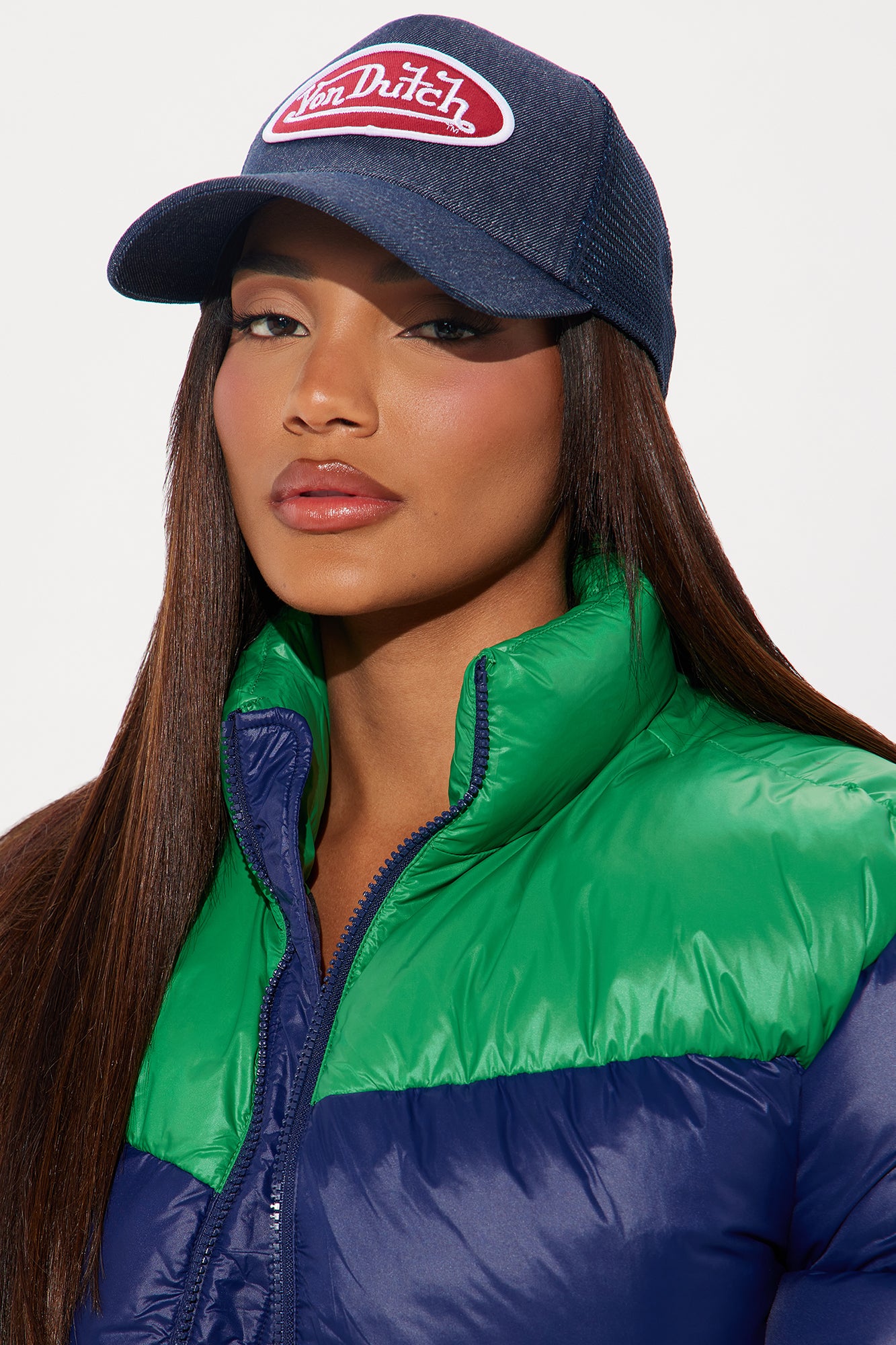 Von Dutch Denim Trucker Hat