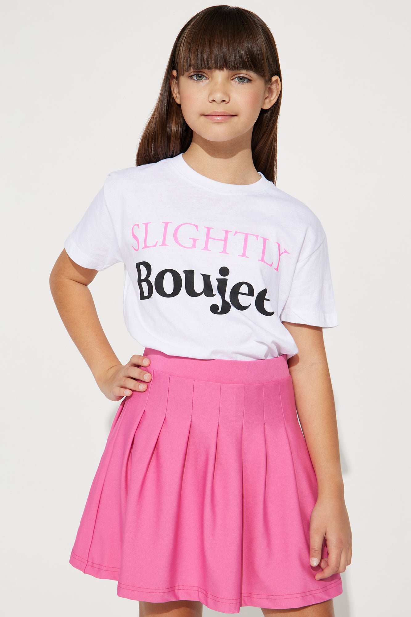 Mini Slightly Boujee Short Sleeve Tee