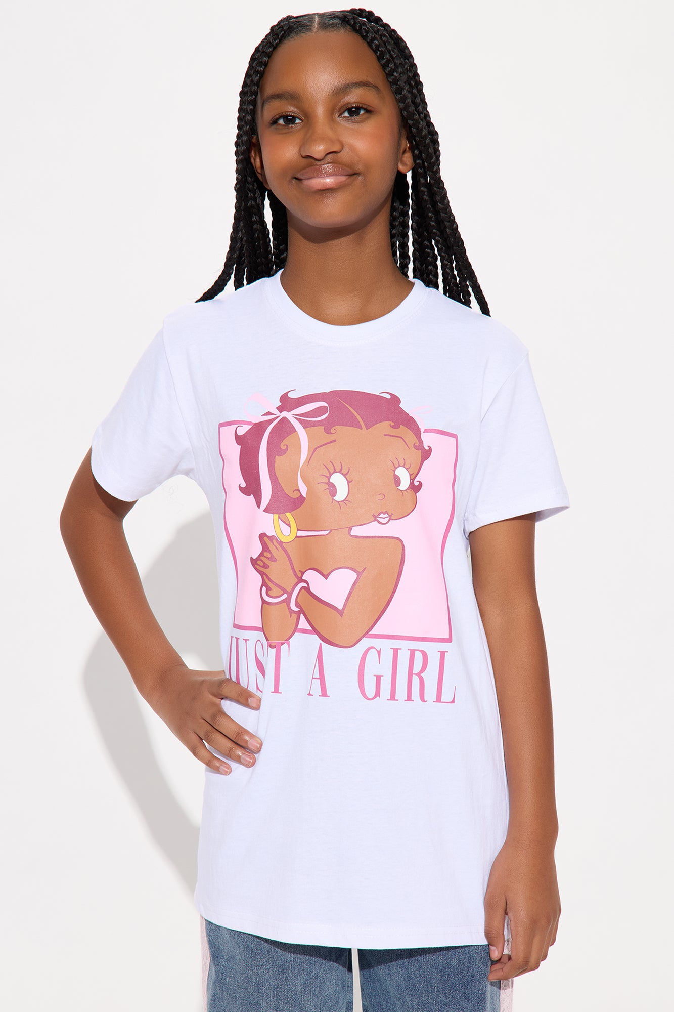 Mini Just A Girl Short Sleeve T-Shirt