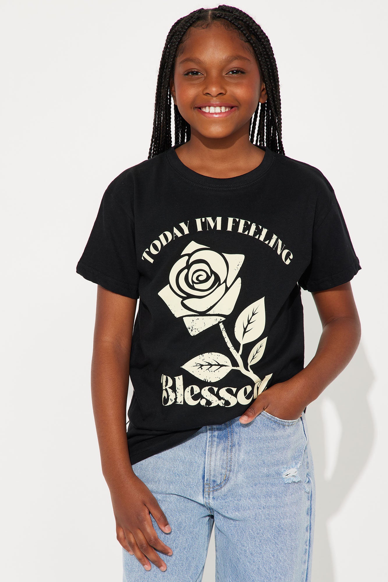 Mini Today I'm Feeling Blessed Short Sleeve T-Shirt