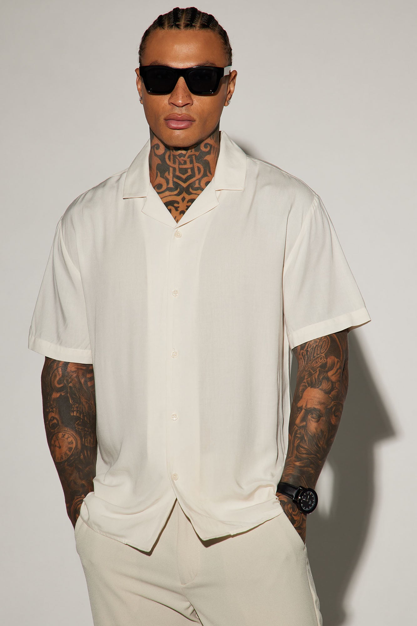 Dawson Relaxed Short Sleeve Cuban Collar Shirt