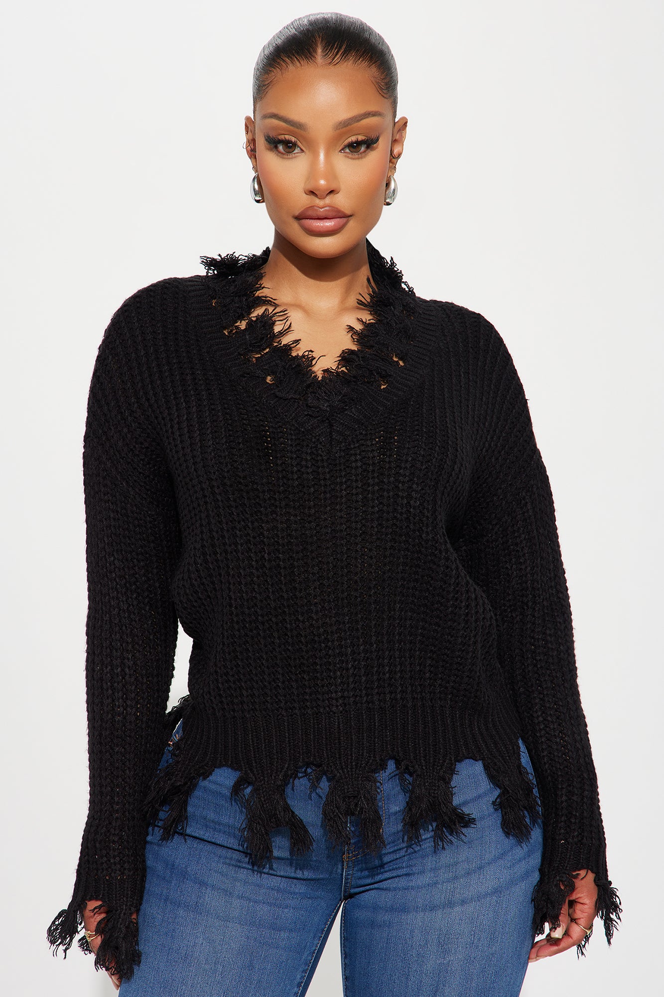 Always Distressing Me Out Sweater