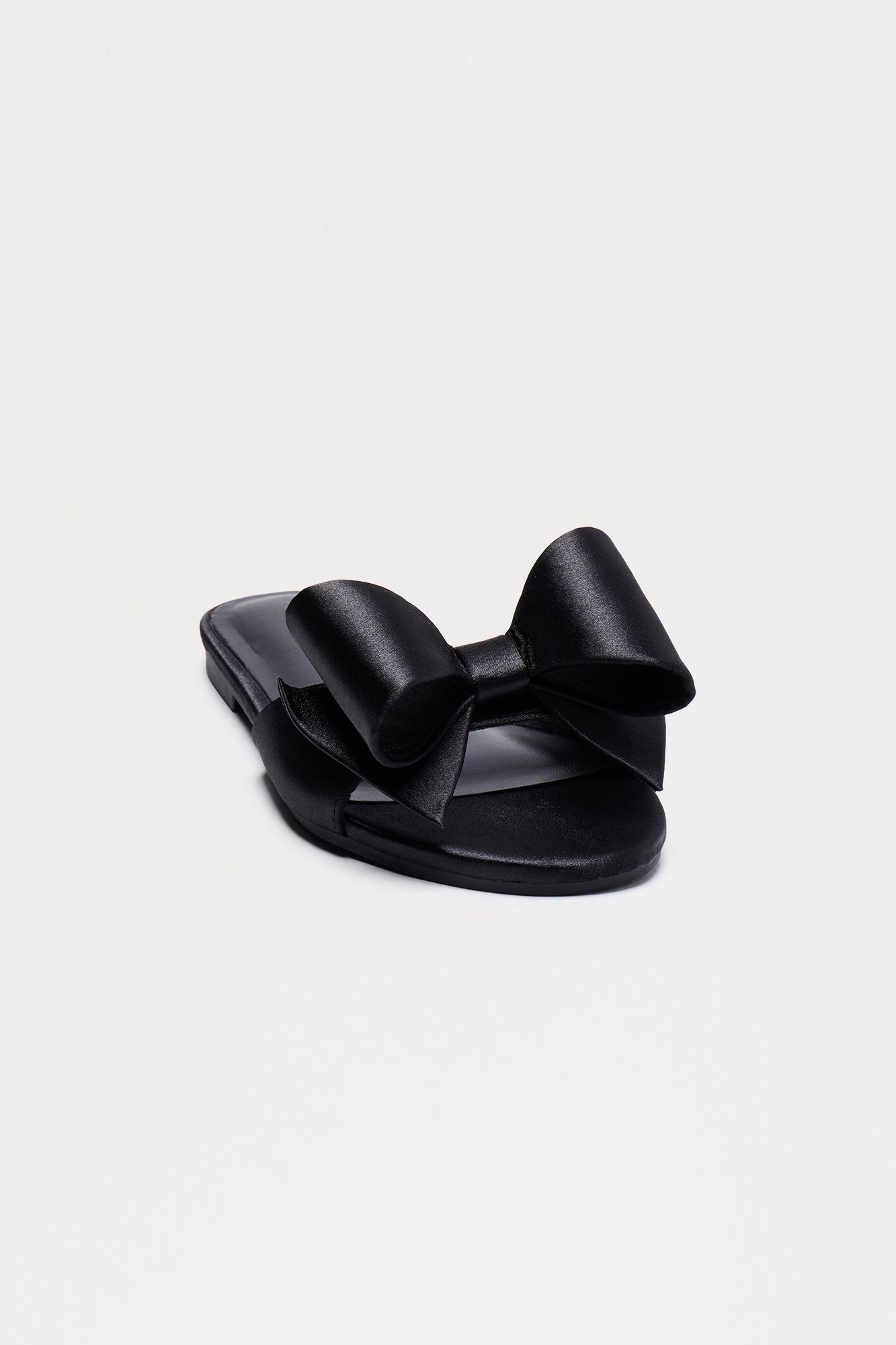 Ethel Bow Satin Sandals