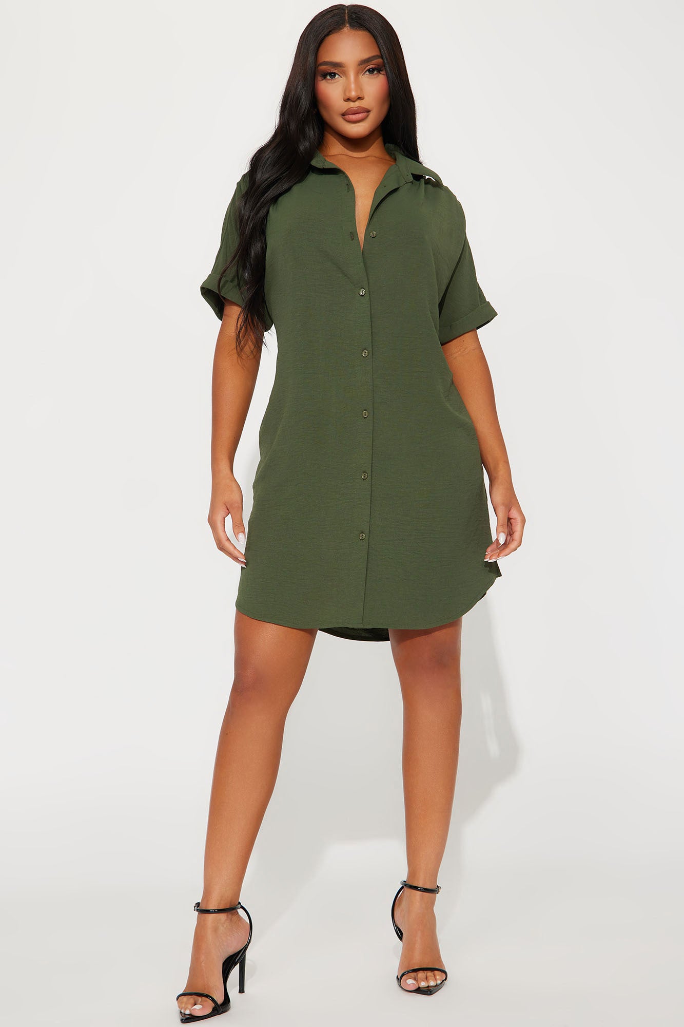 Amelia Mini Shirt Dress