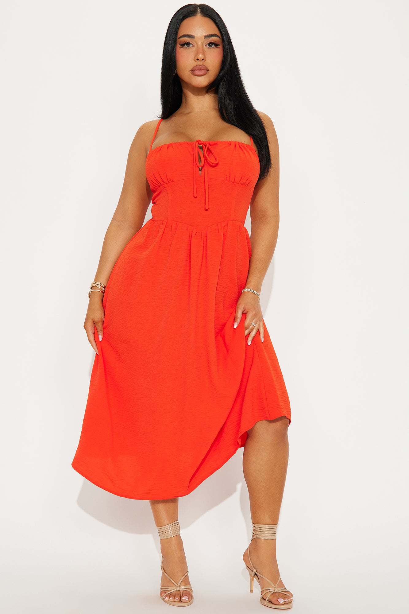 Amalfi Summer Midi Dress