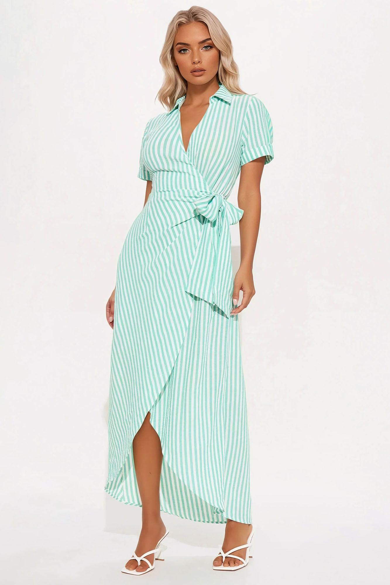 Tina Surplice Maxi Dress