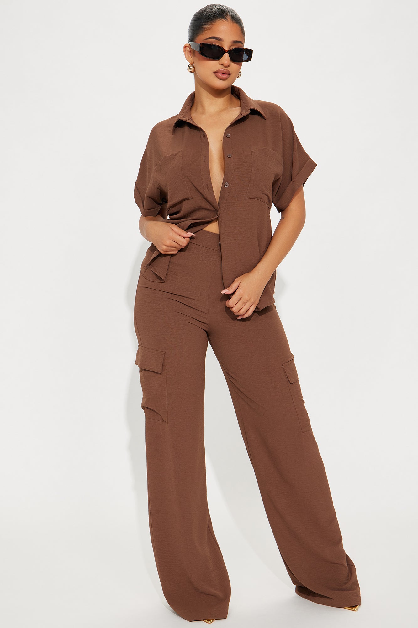 Caroline Cargo Pant Set
