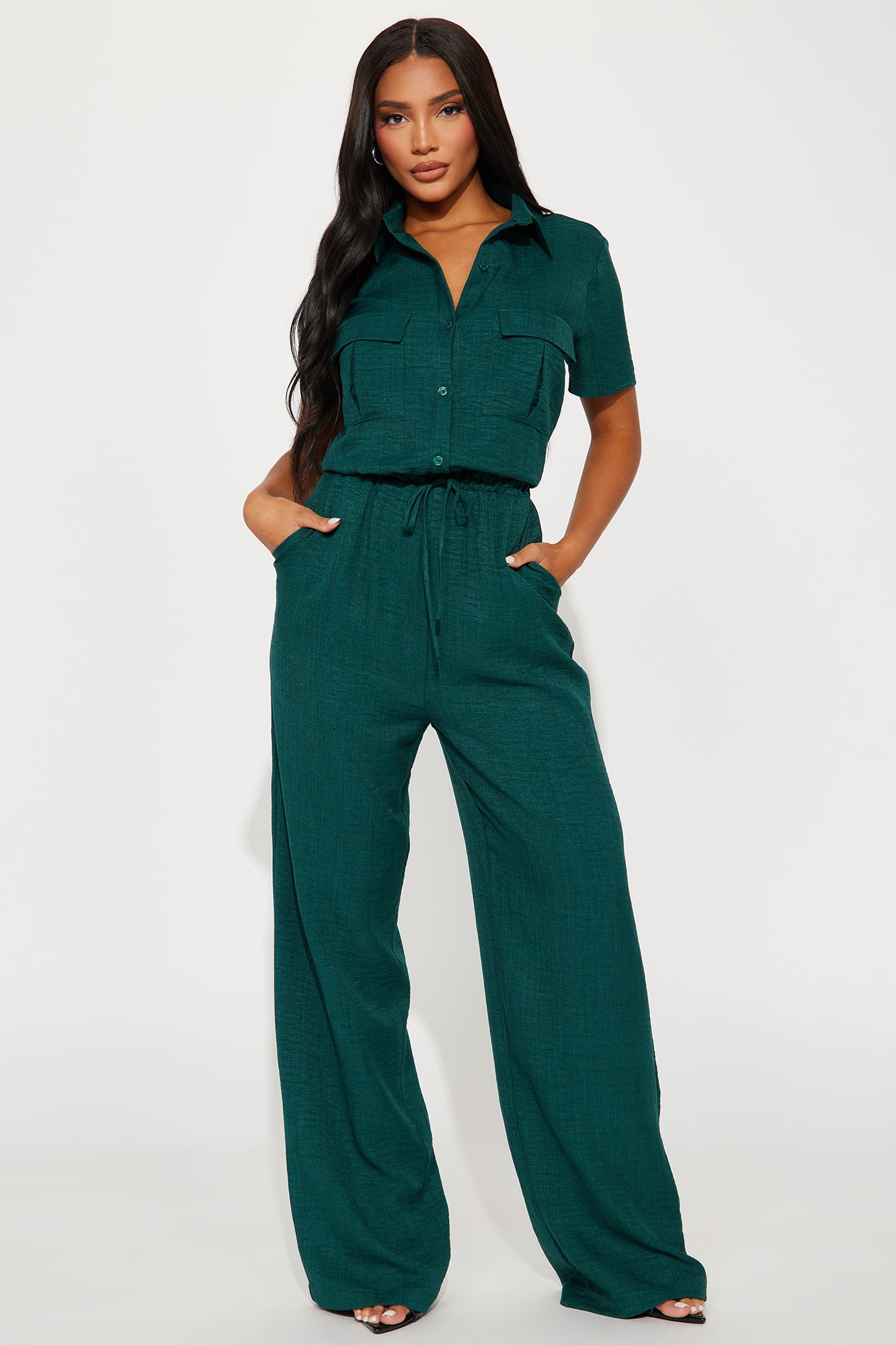 Come Find Me Linen Jumpsuit