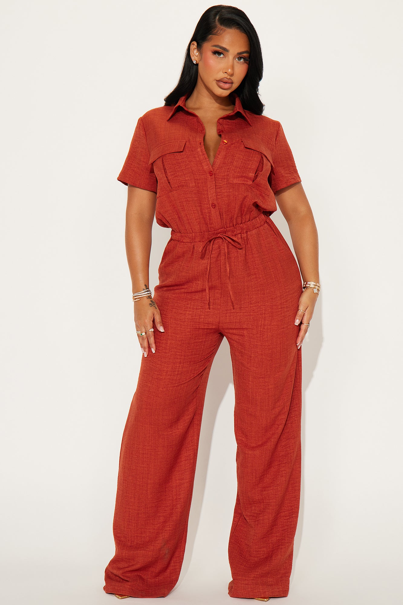 Come Find Me Linen Jumpsuit