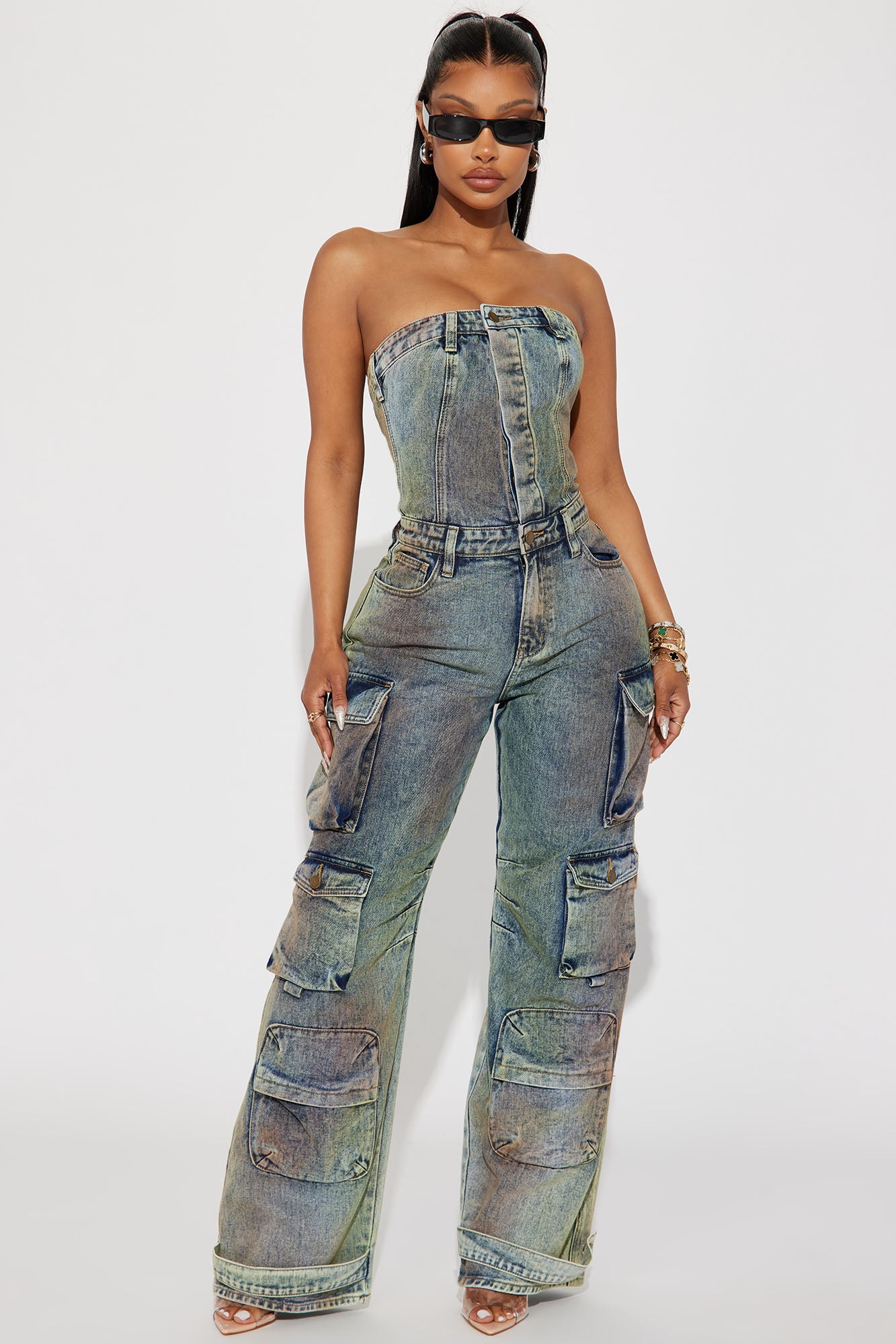 Loosing Touch Denim Jumpsuit