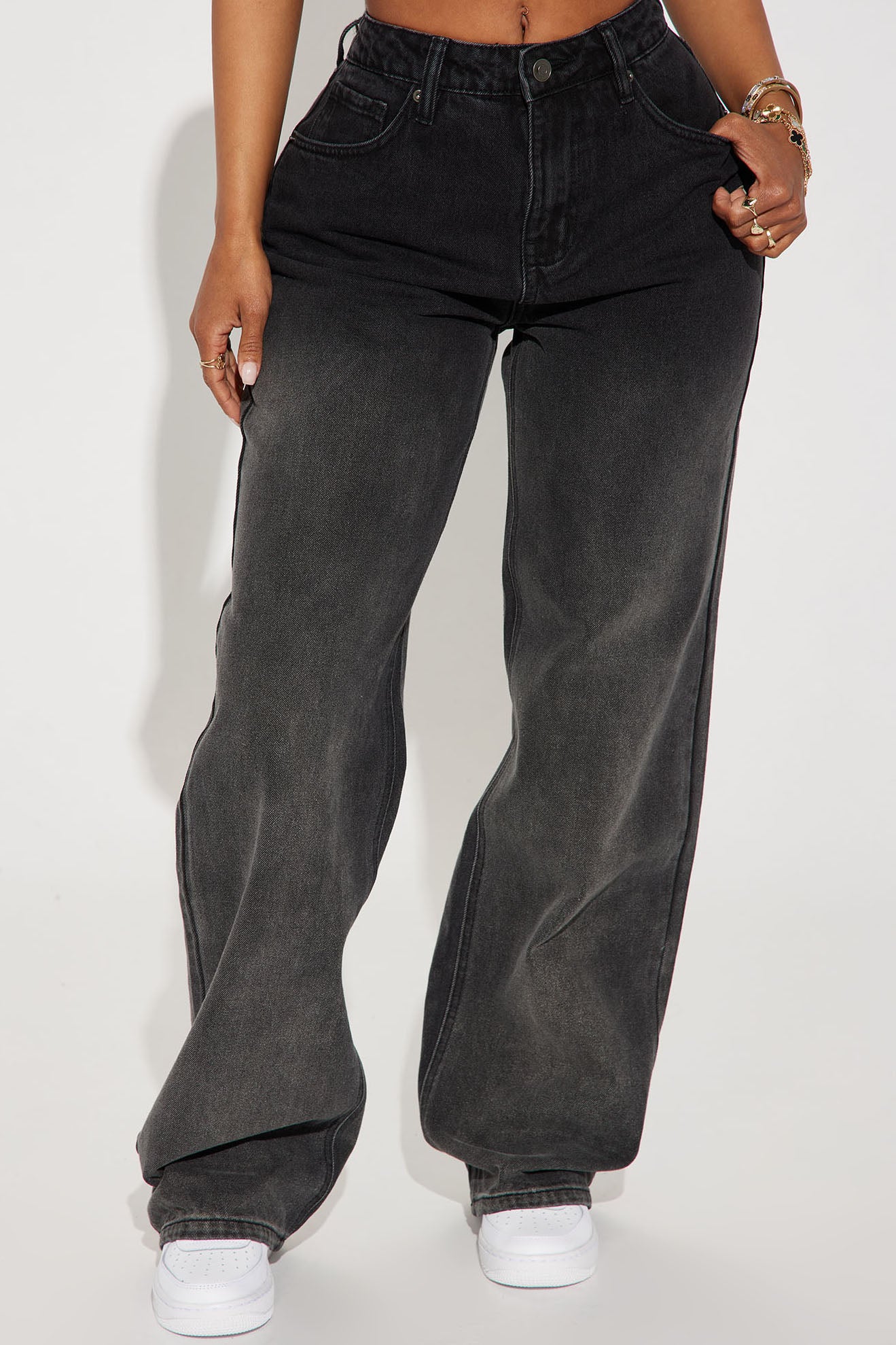 Onyx Ombre Non Stretch Straight Leg