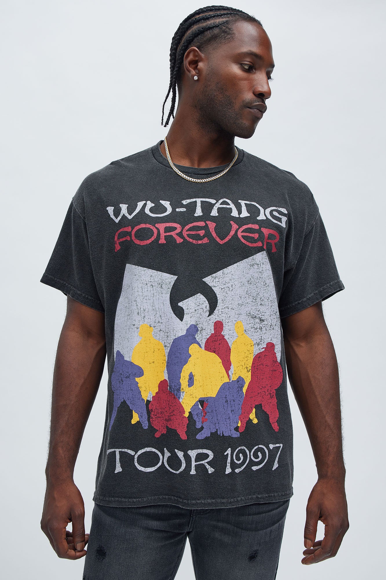 Wu Tang Clan C.R.E.A.M. Oversized Short Sleeve Tee