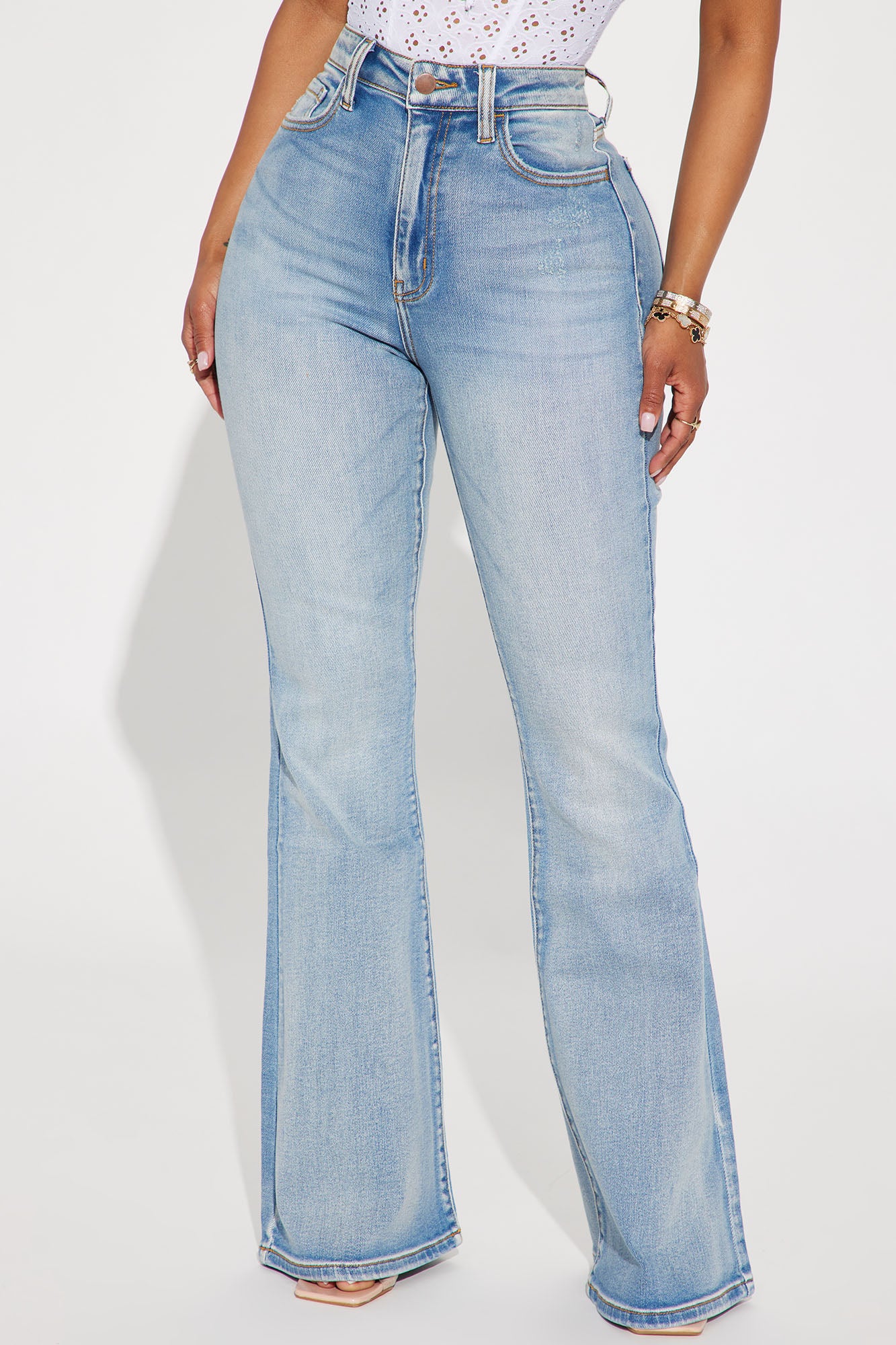 Let Them Know Stretch Flare Jean