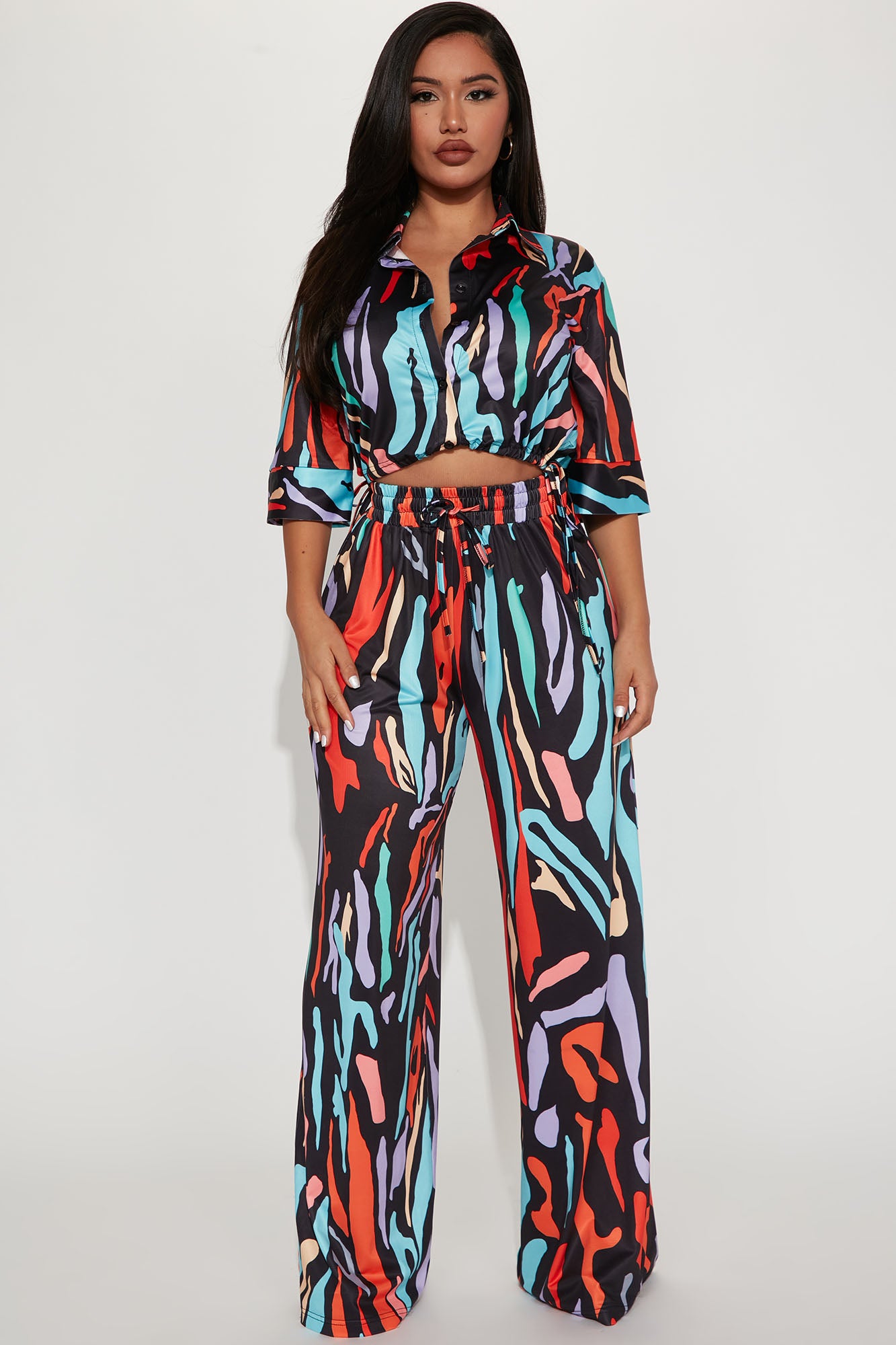 Full Of Color Pant Set