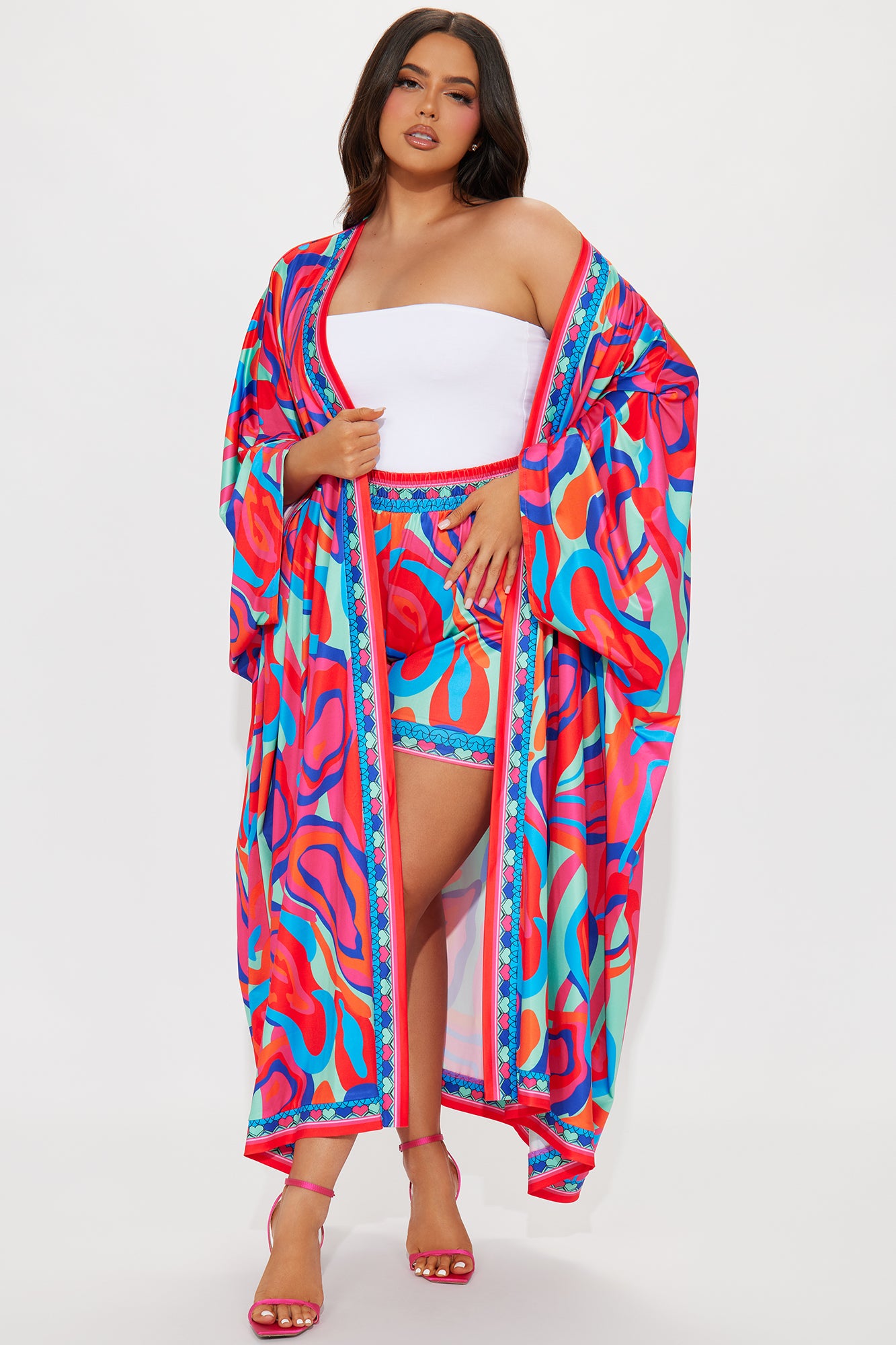 Forever With You Kimono Short Set