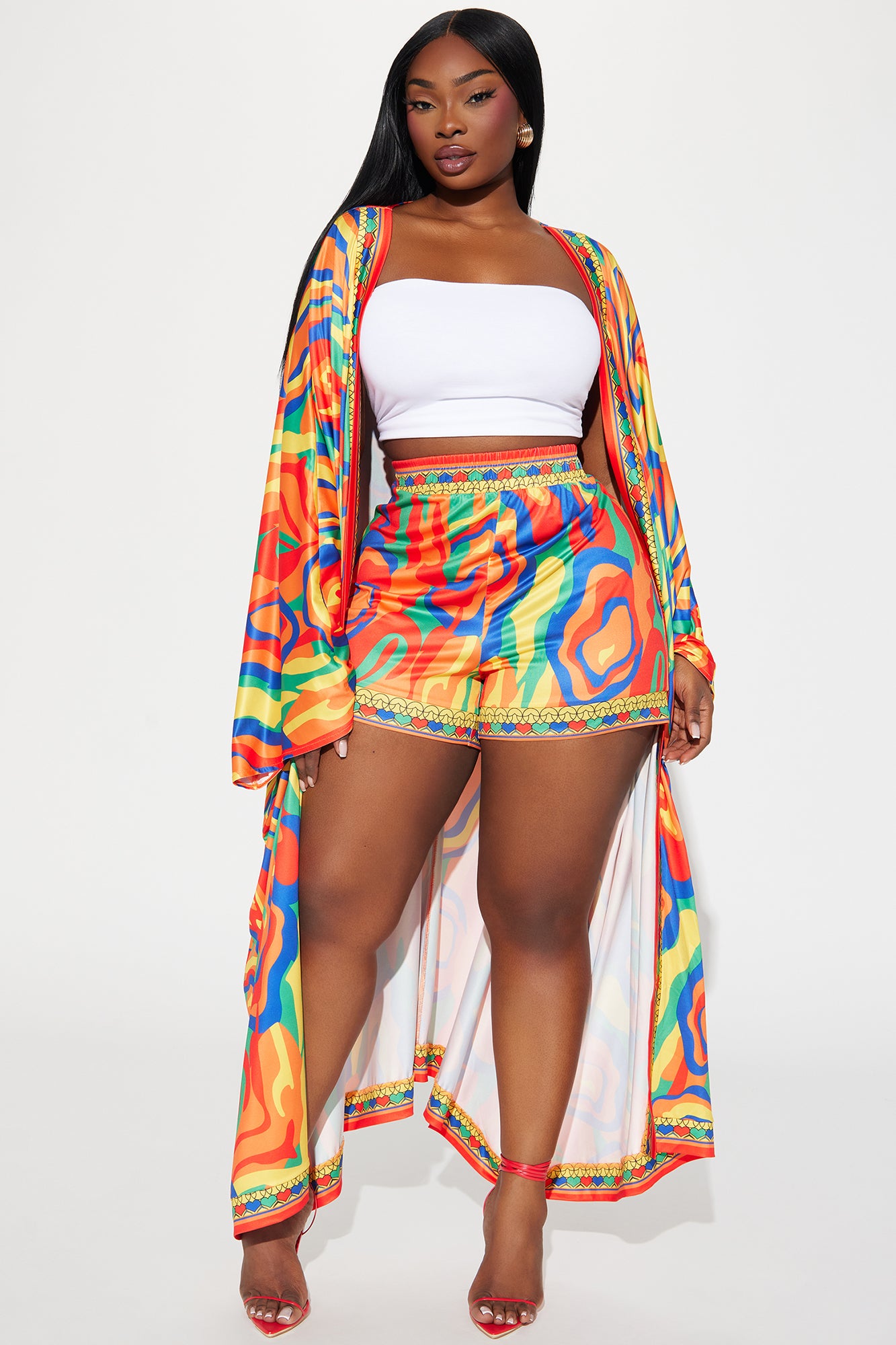 Forever With You Kimono Short Set