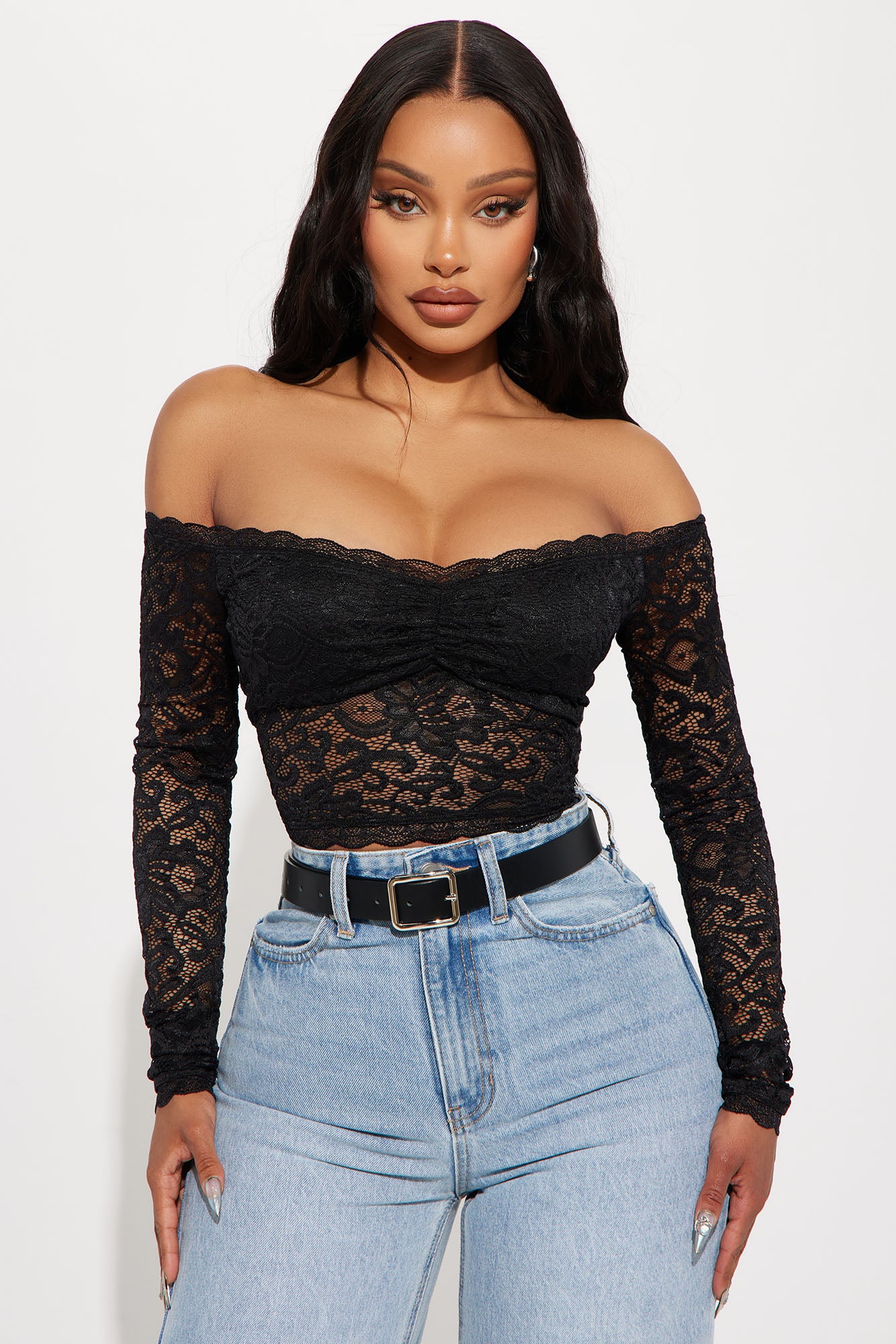 Emma Lace Off Shoulder Top