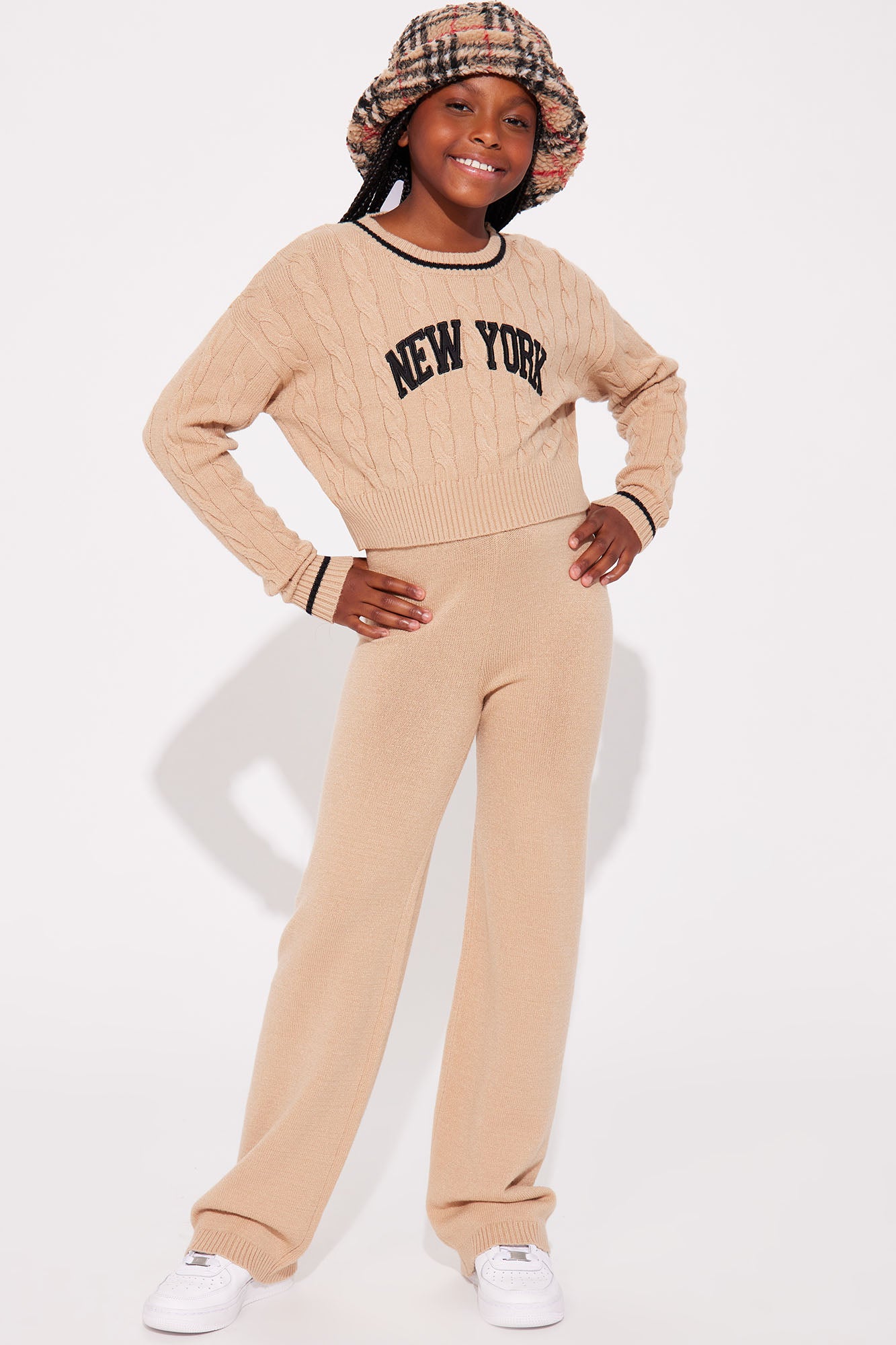 Mini In New York Sweater Pant Set