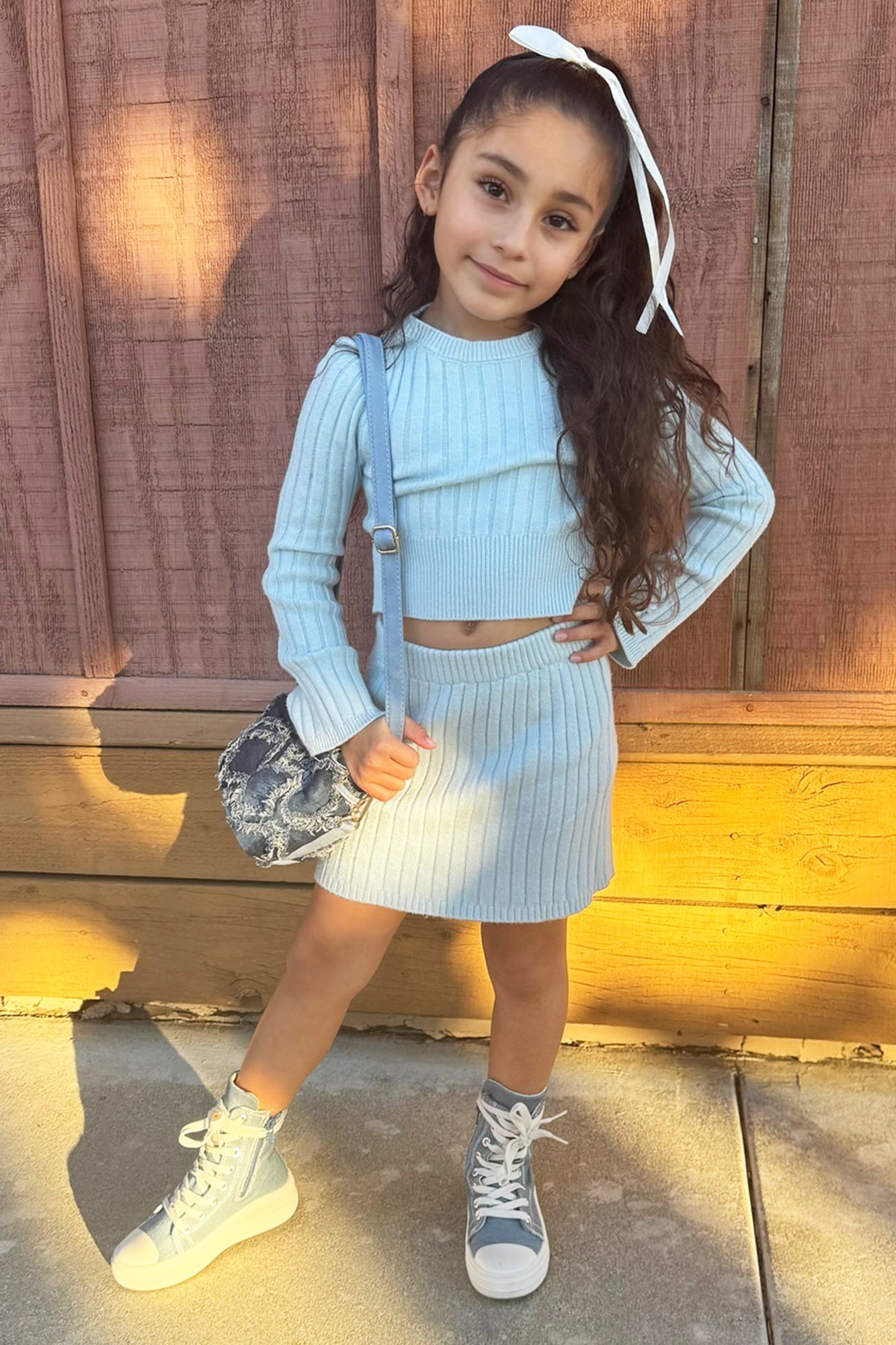 Mini No Matter What Sweater Skirt Set