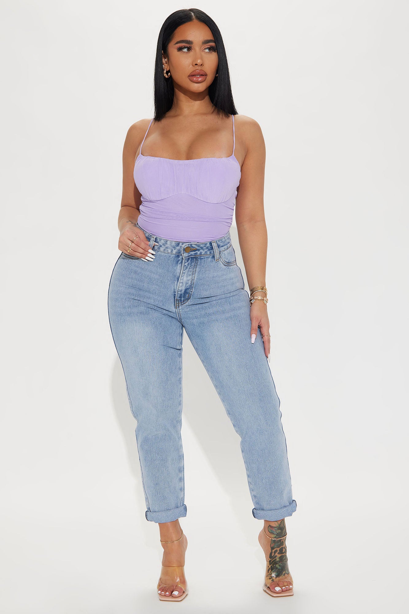 So Far So Good Non Stretch Mom Jeans