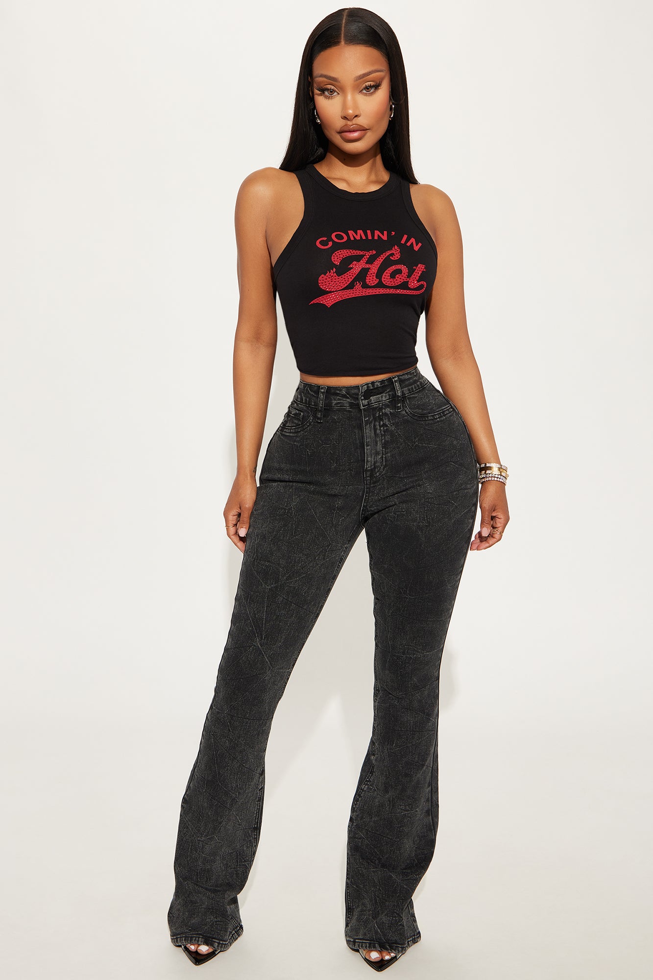Audrey Booty Lifting Stretch Flare Jeans