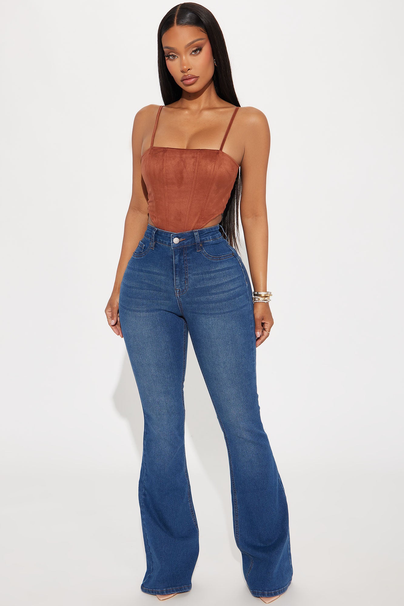 Audrey Booty Lifting Stretch Flare Jeans