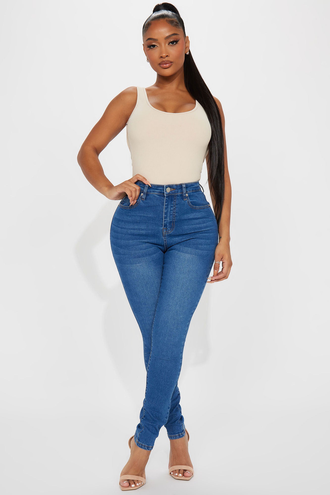 Amara High Rise Stretch Skinny Jeans