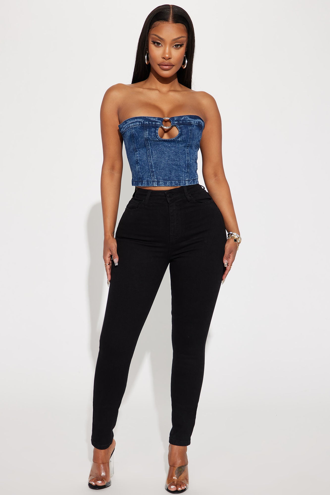 Toledo Sculpting High Rise Stretch Skinny Jeans