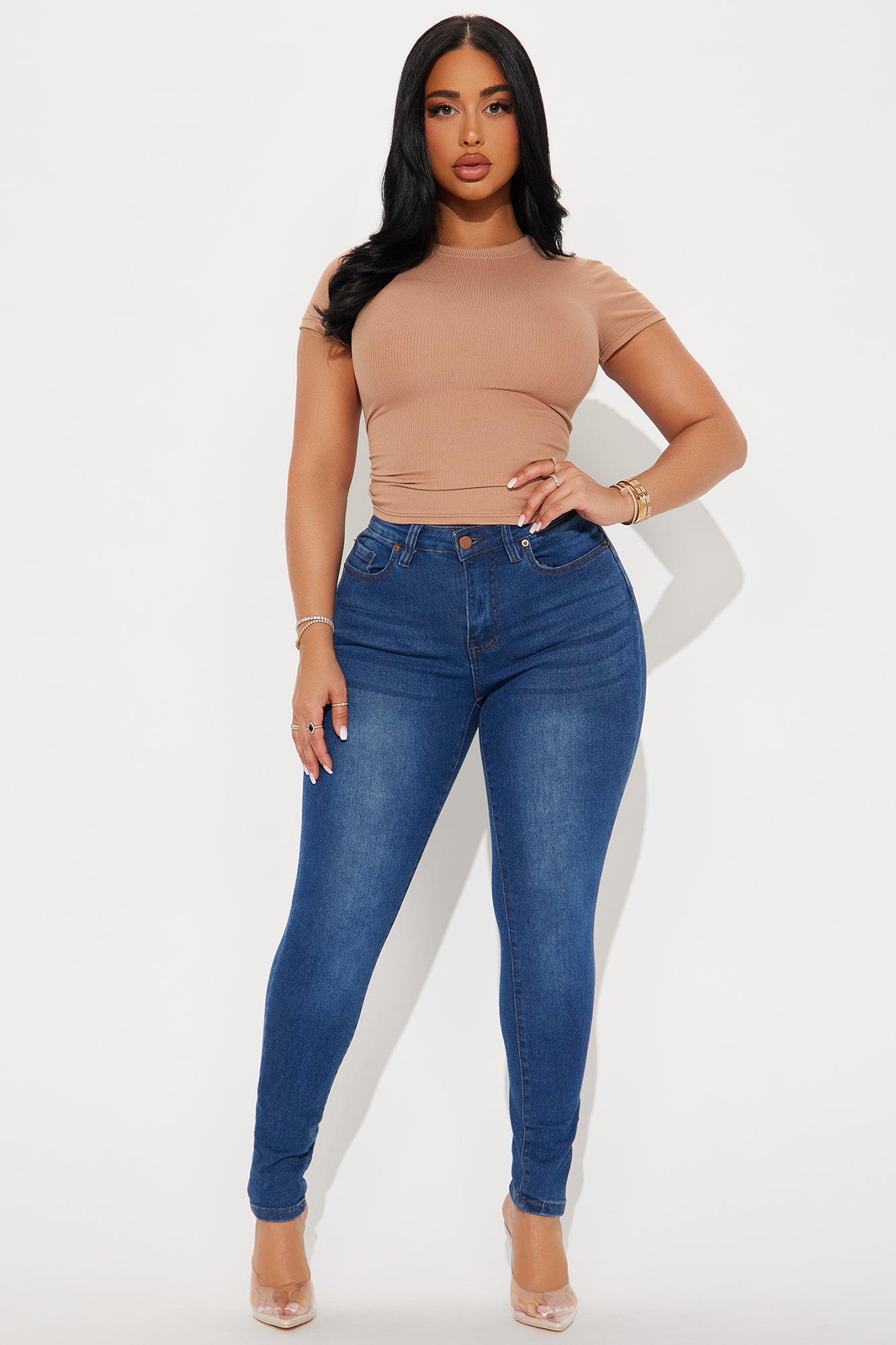 Vibe Check Curvy Stretch Skinny Jeans