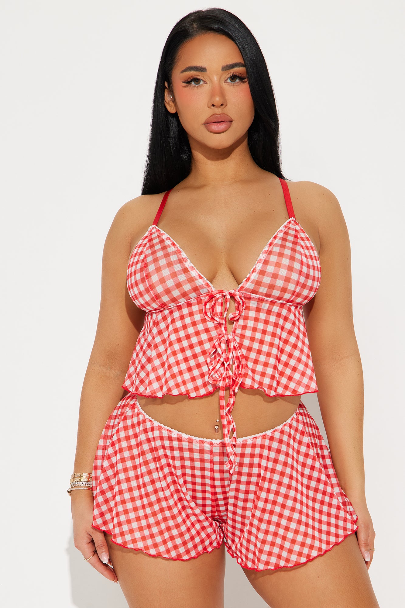 Picnic Date 2 Piece Flutter Cami Set