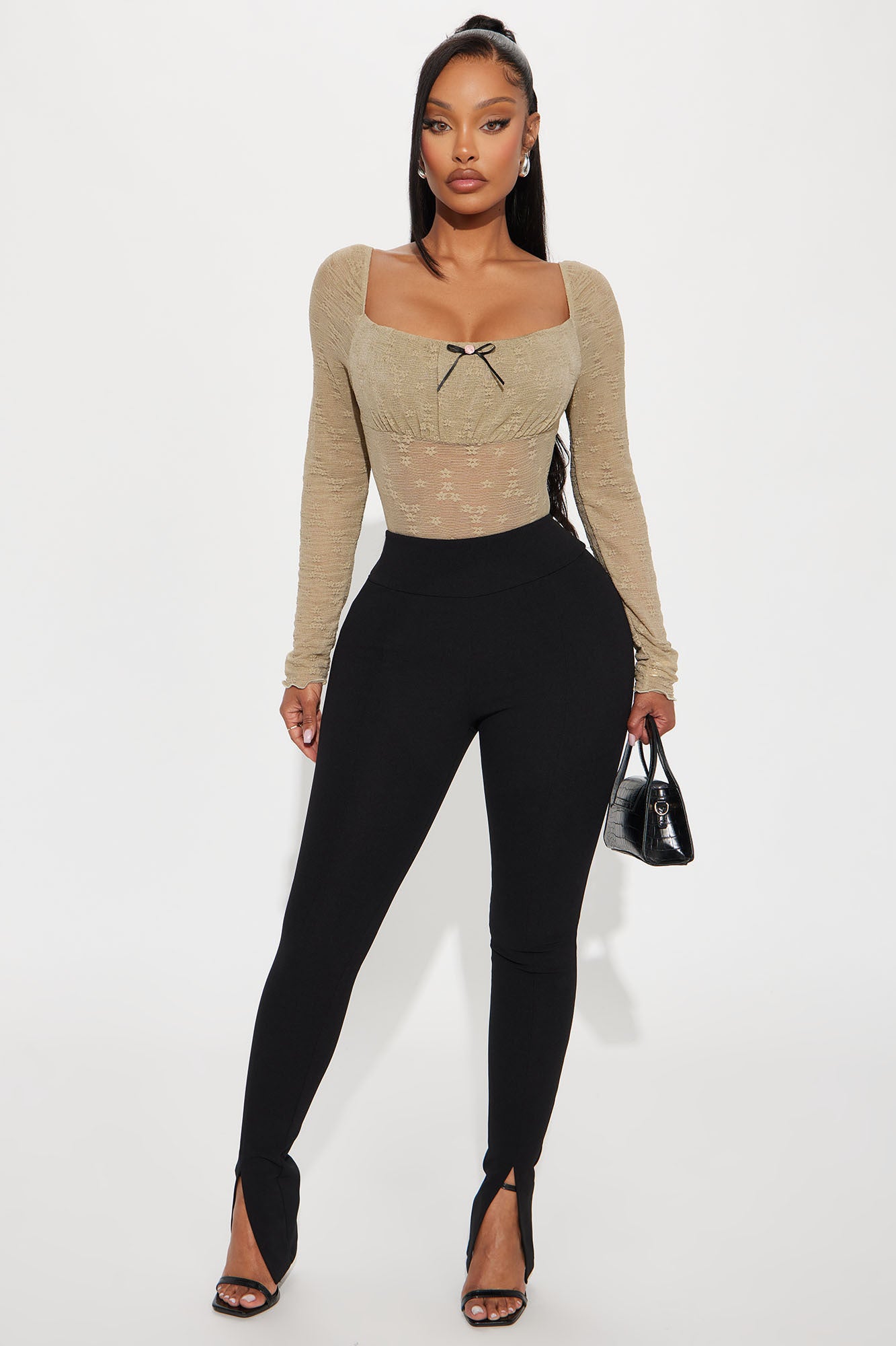 Full Schedule Split Hem Legging