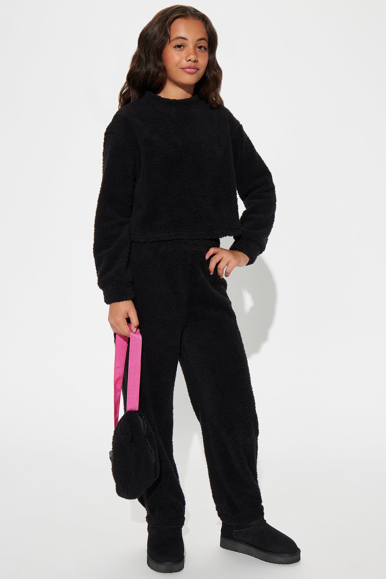 Mini Cozy Hi-Burr-Nate Pant Set With Fanny Pack