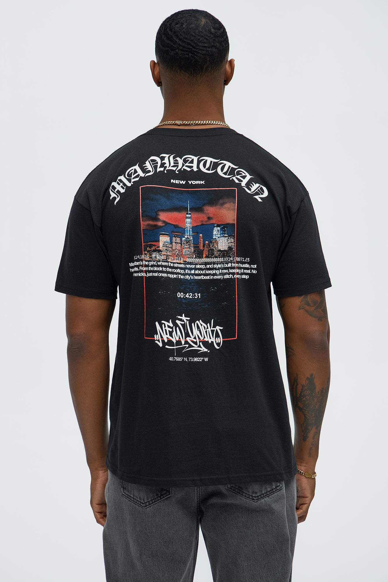 Manhattan NYC Short Sleeve Tee