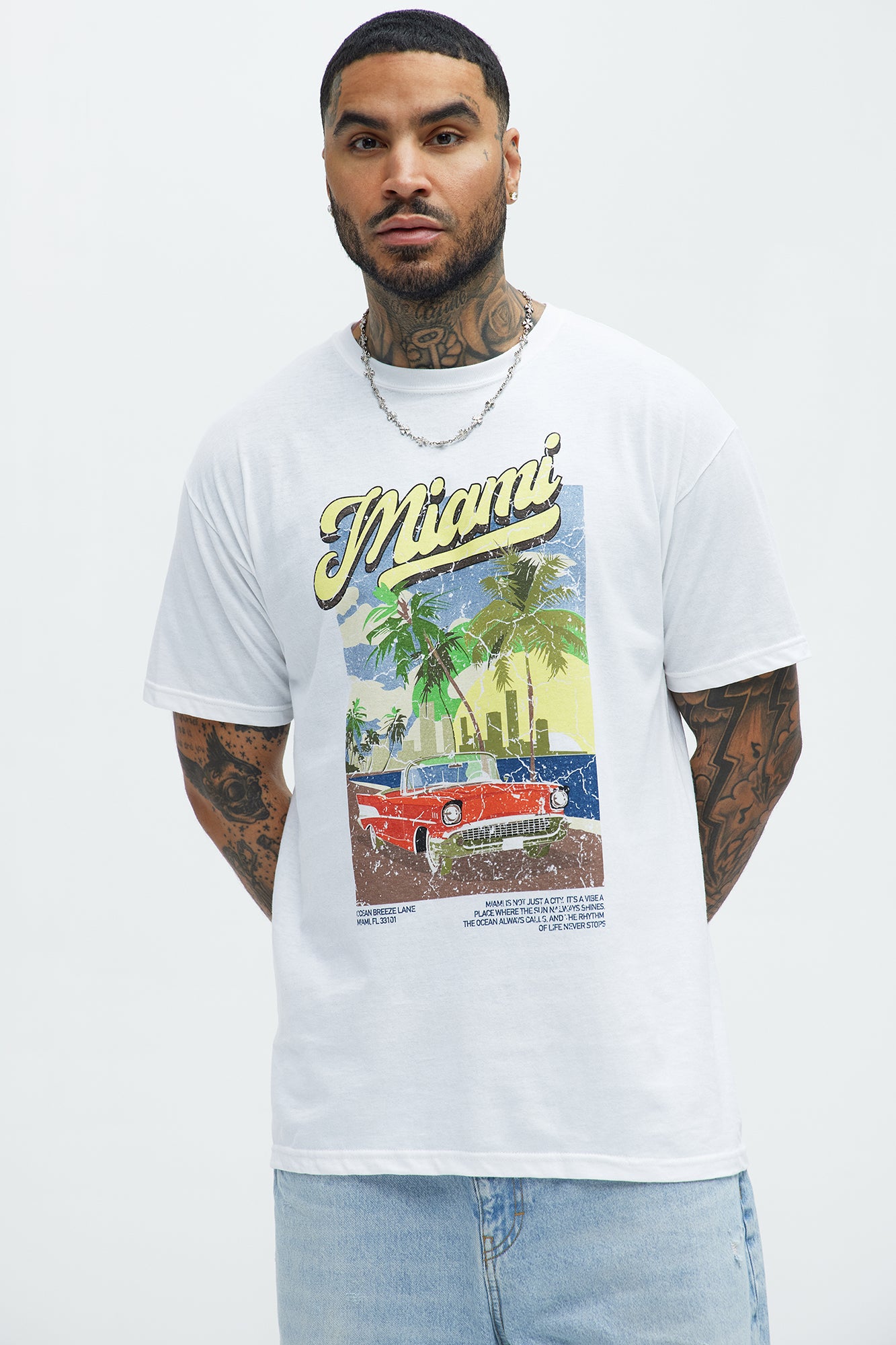 Miami Boardwalk Short Sleeve Tee