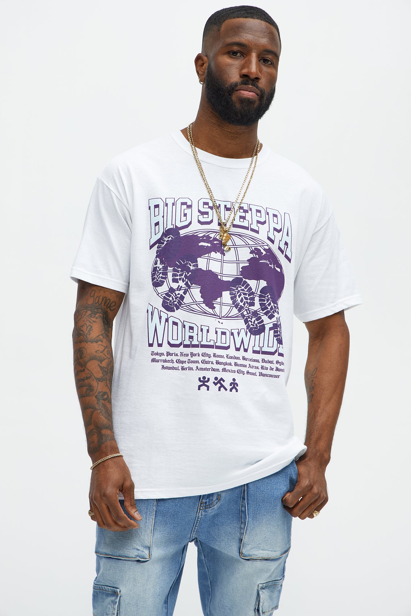 Big Steppa Worldwide Short Sleeve Tee