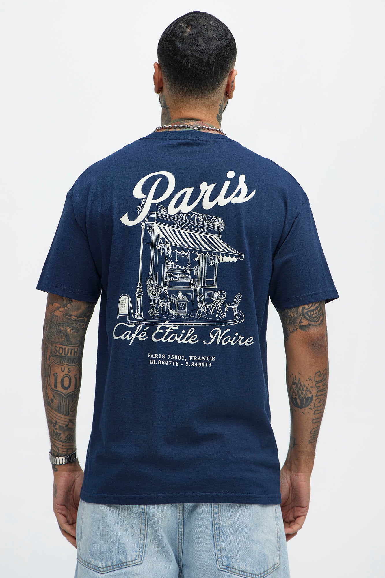 Paris Cafe Short Sleeve Tee