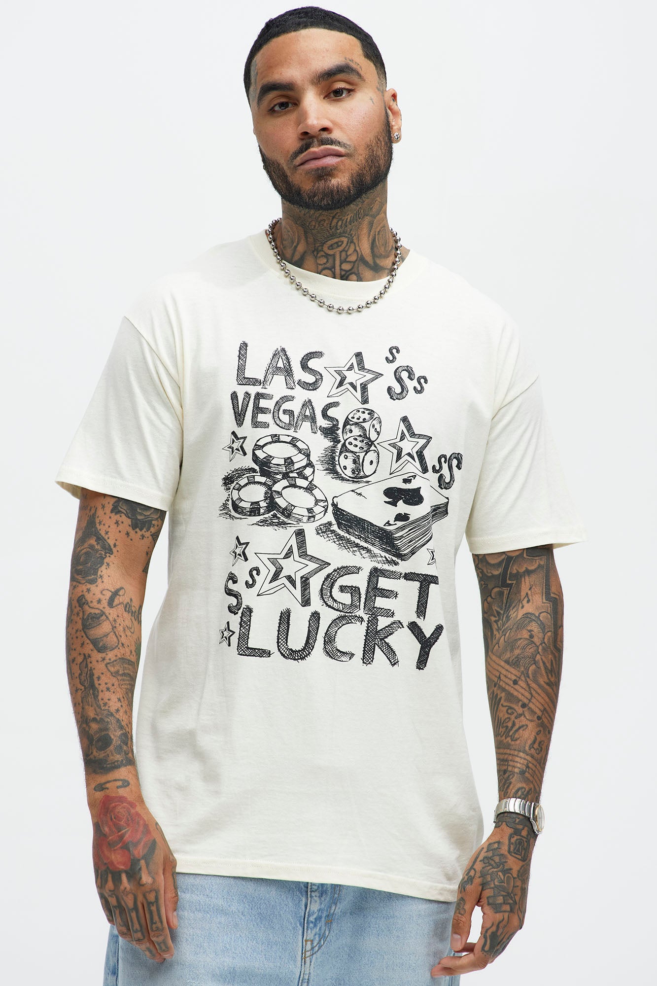 Get Lucky In Vegas Short Sleeve Tee