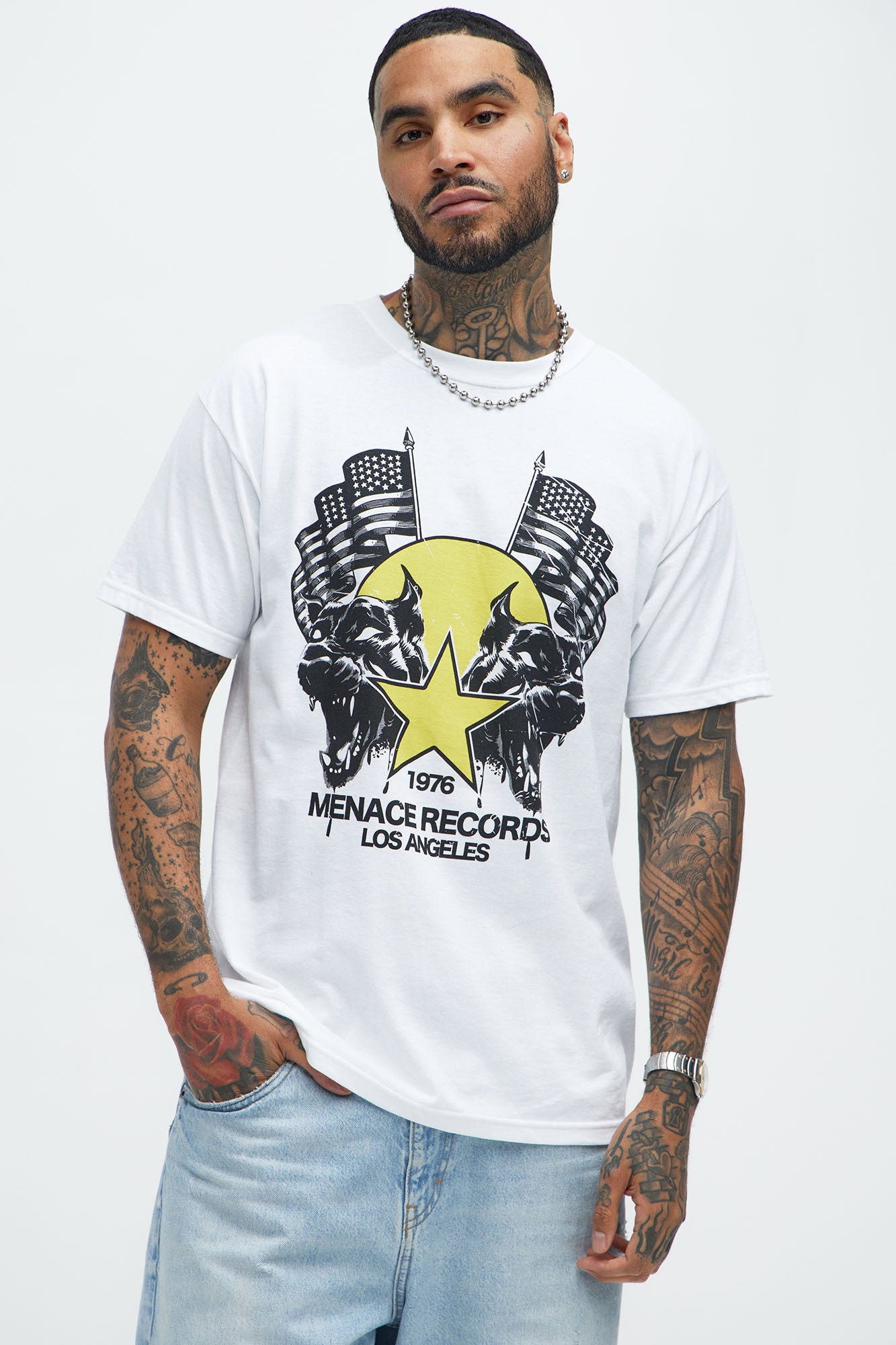 Mennace Records Short Sleeve Tee