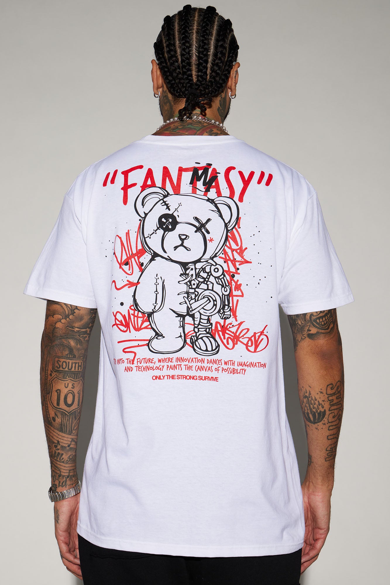 Only The Strong Survive Fantasy Short Sleeve Tee