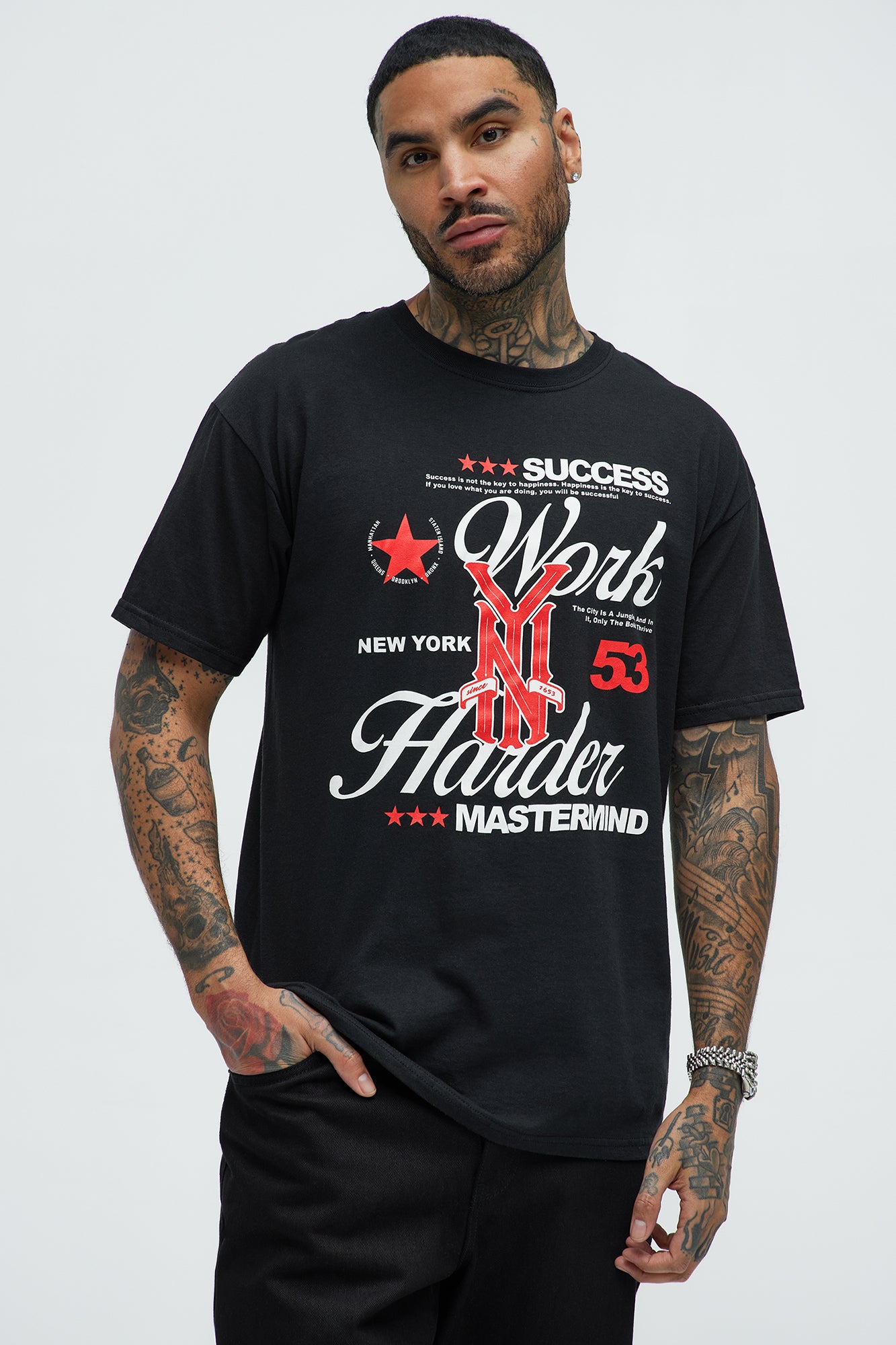 Success Work Harder Short Sleeve Tee