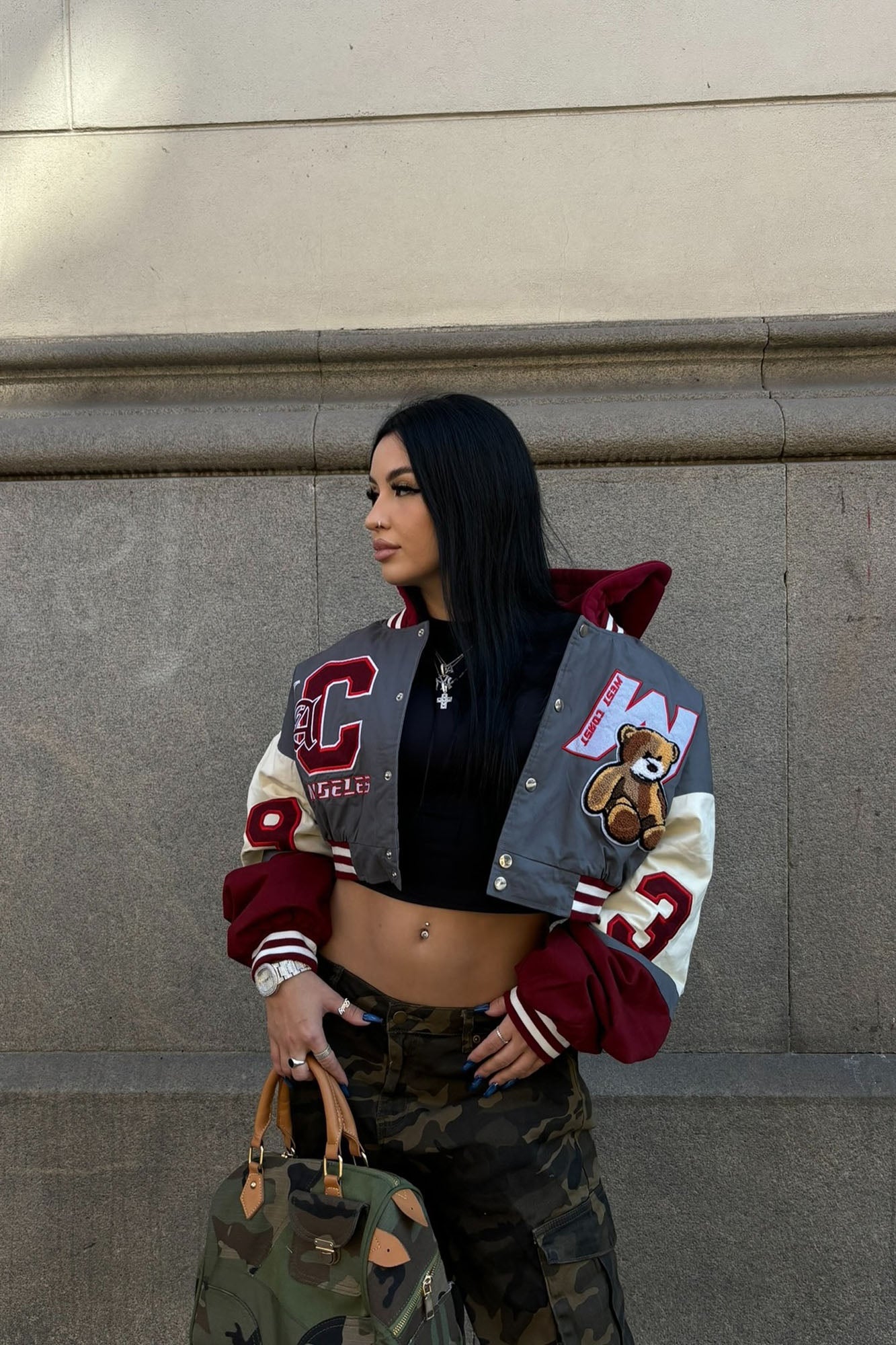 Cali Teddy Bomber Jacket