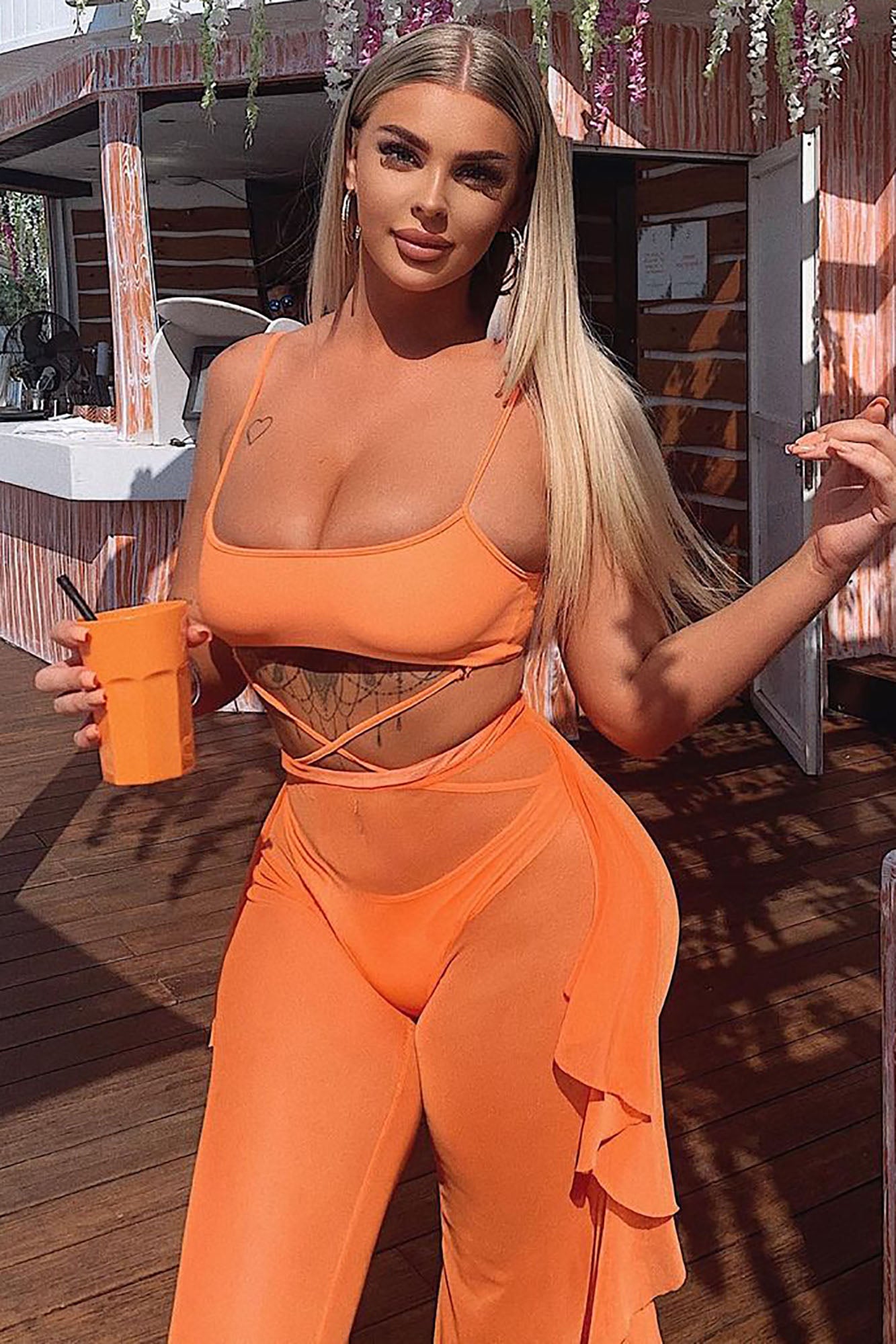 Sunshine See Through Cover Up Pant